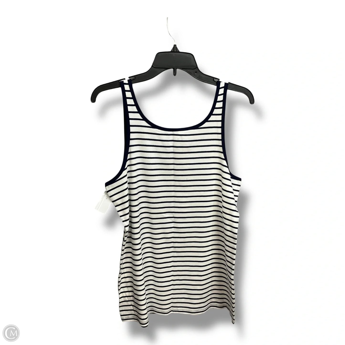 Top Sleeveless By Faded Glory In Striped Pattern, Size: Xl