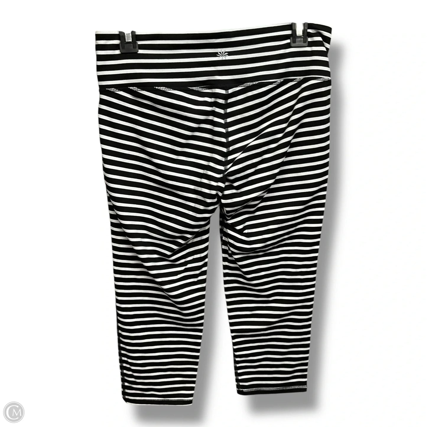 Athletic Capris By Athleta In Striped Pattern, Size: M