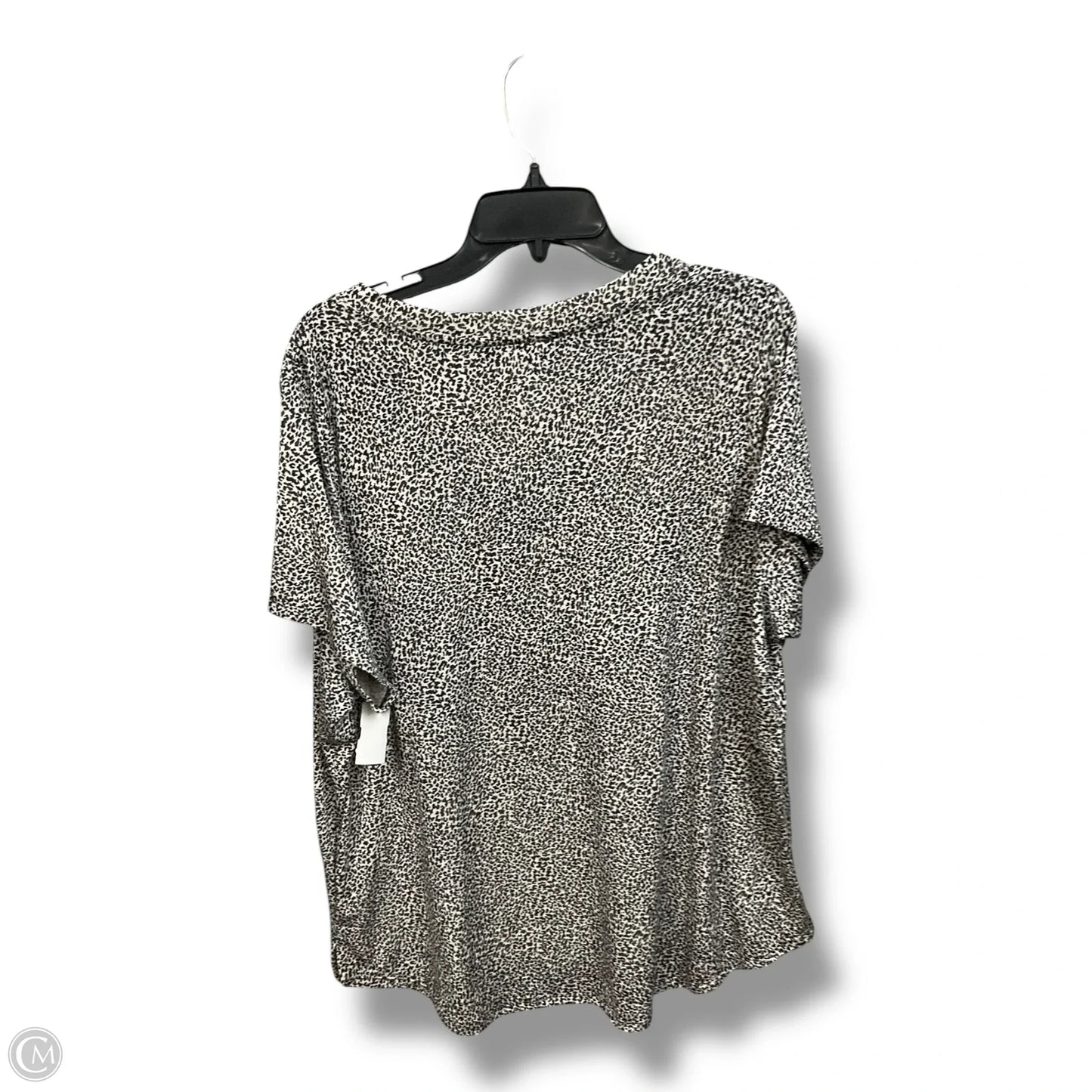 Athletic Top Short Sleeve By Athleta In Animal Print, Size: 2x