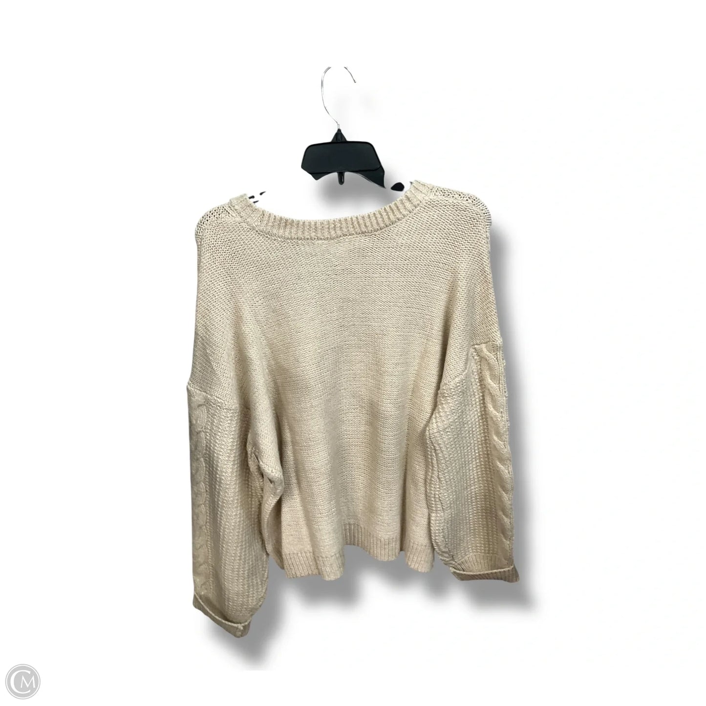 Sweater By Time And Tru In Tan, Size: Xl