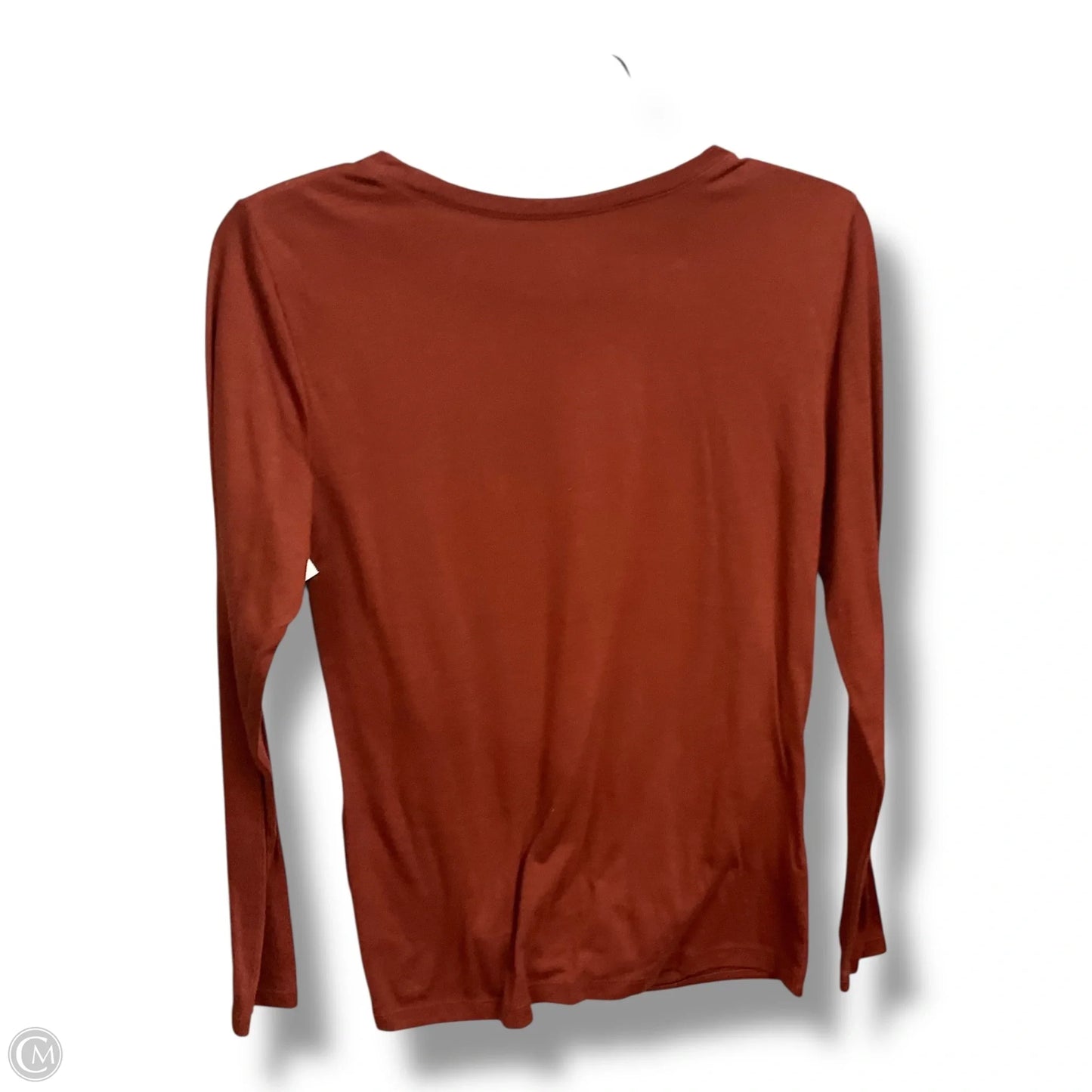 Top Long Sleeve By Loft In Brown, Size: S