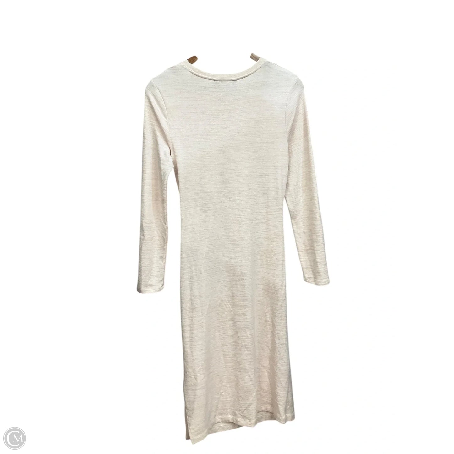 Dress Casual Maxi By Banana Republic In Cream, Size: S