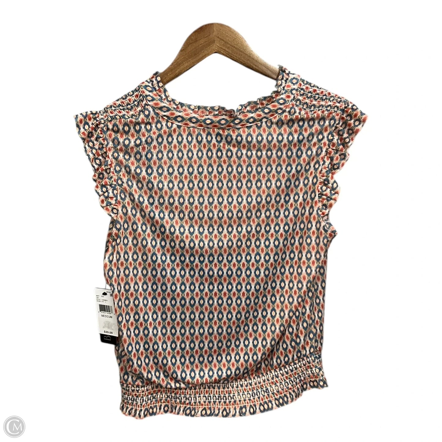 Top Sleeveless By Bcx In Geometric Pattern, Size: M