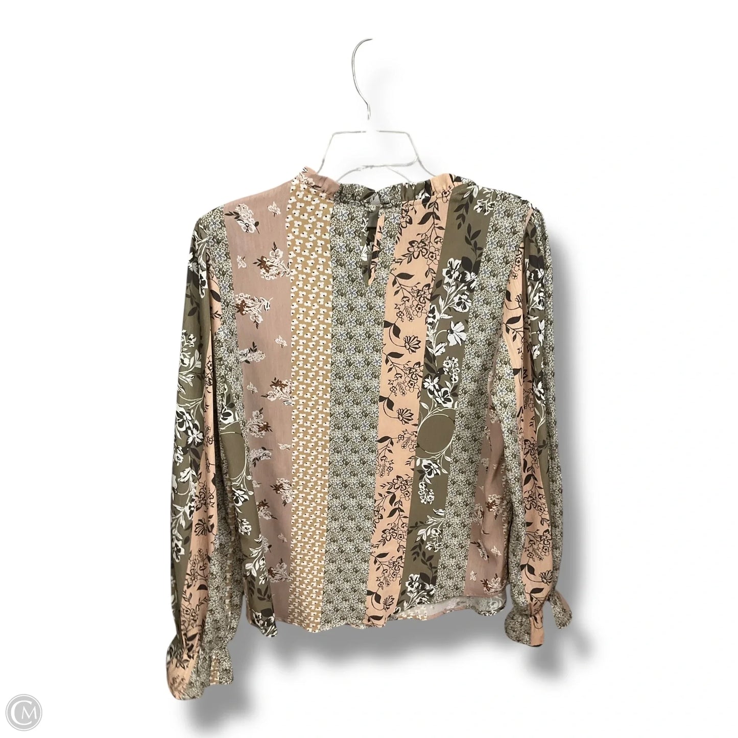 Top Long Sleeve By Clothes Mentor In Floral Print, Size: M