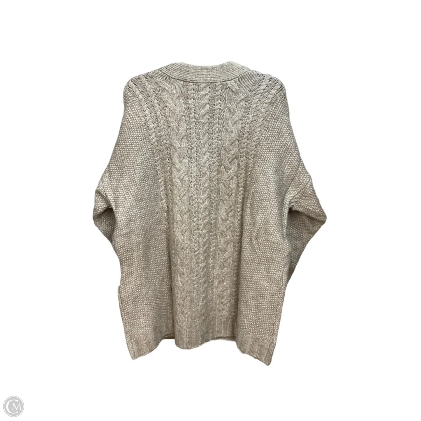 Cardigan By Lane Bryant In Beige, Size: 3x