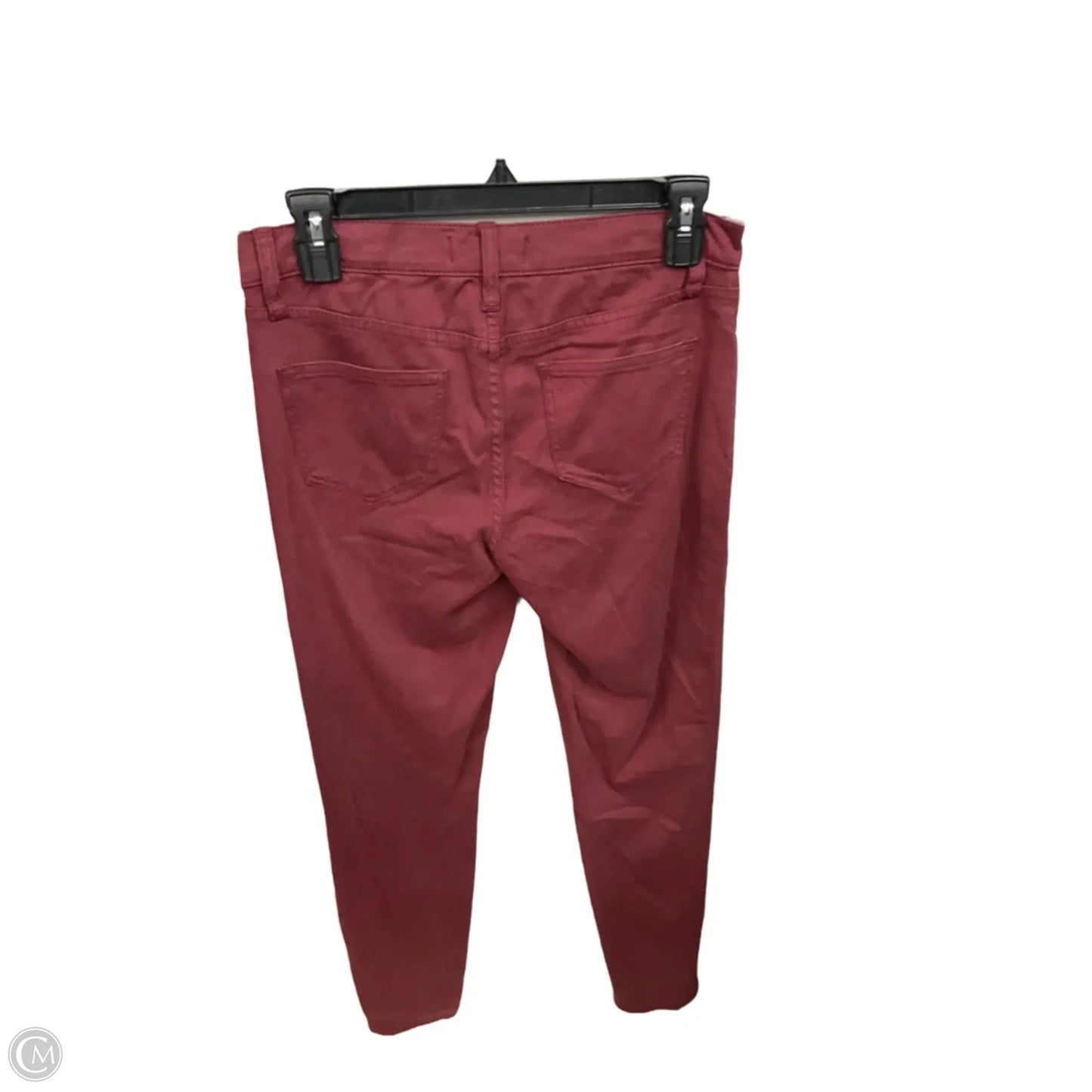 Jeans Skinny By Madewell In Red Denim, Size: 4