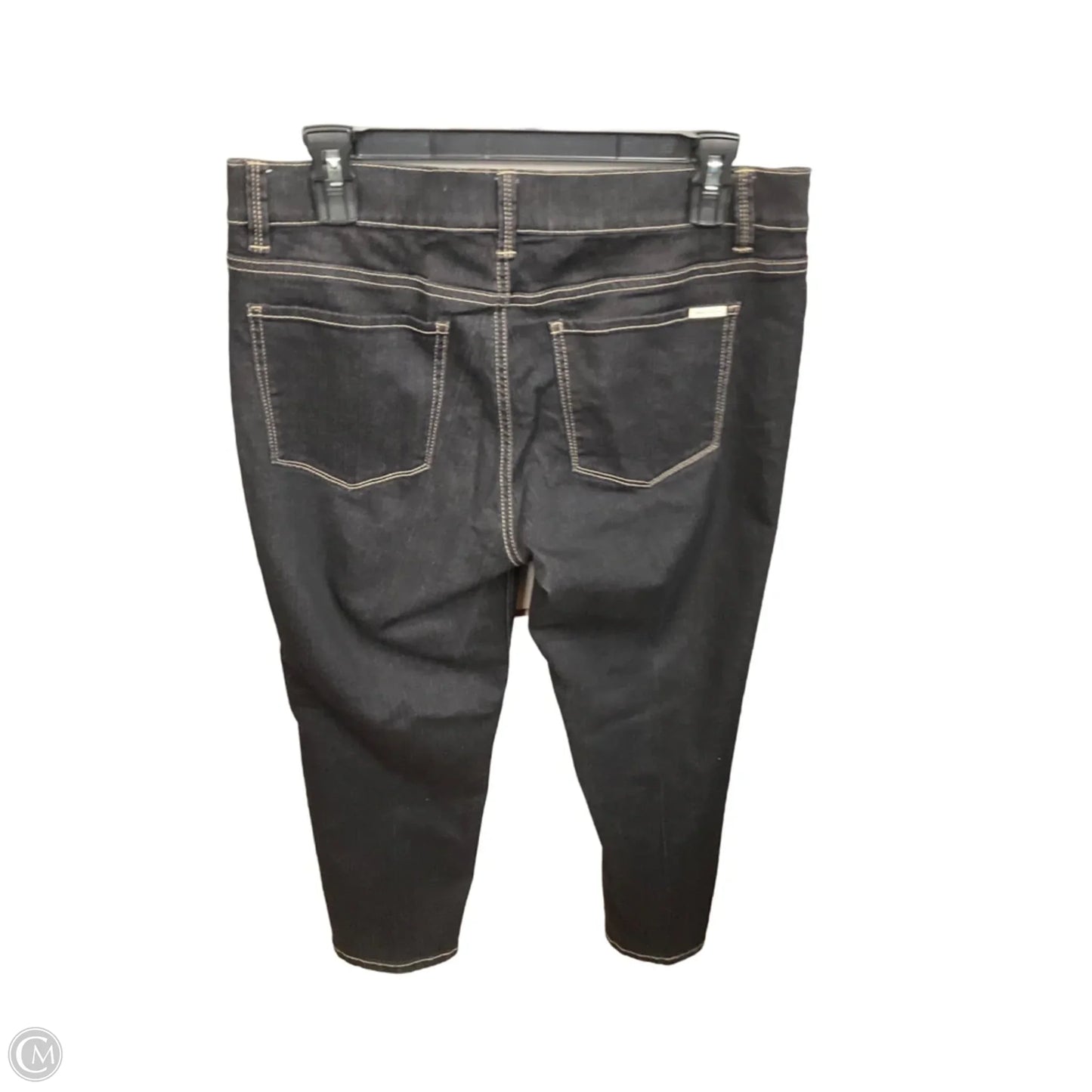 Jeans Straight By White House Black Market In Black Denim, Size: 8