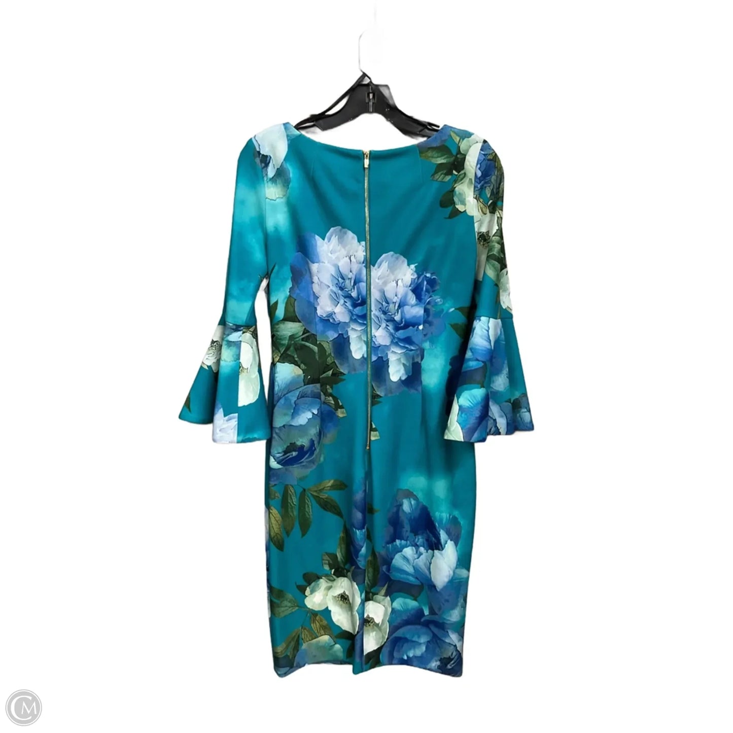 Dress Party Short By Calvin Klein In Floral Print, Size: S