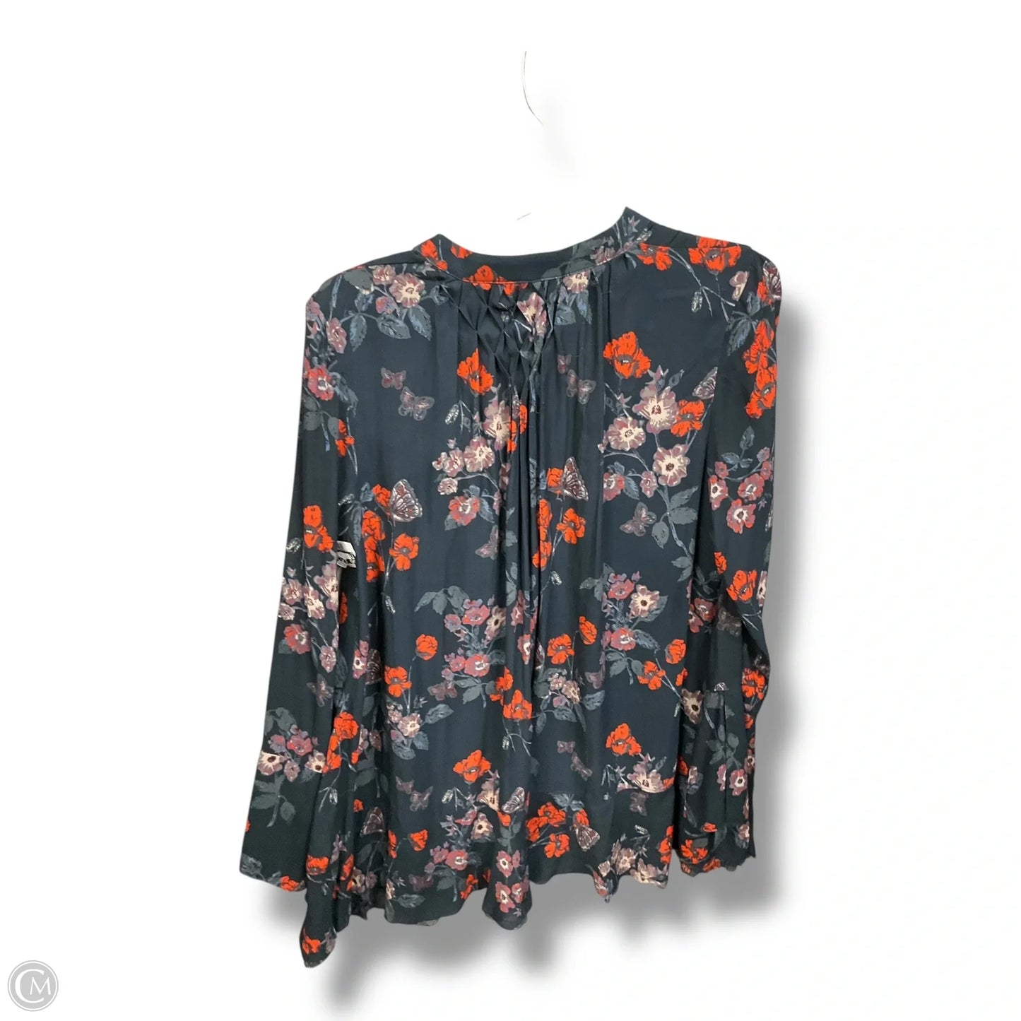 Top Long Sleeve By Free People In Floral Print, Size: S