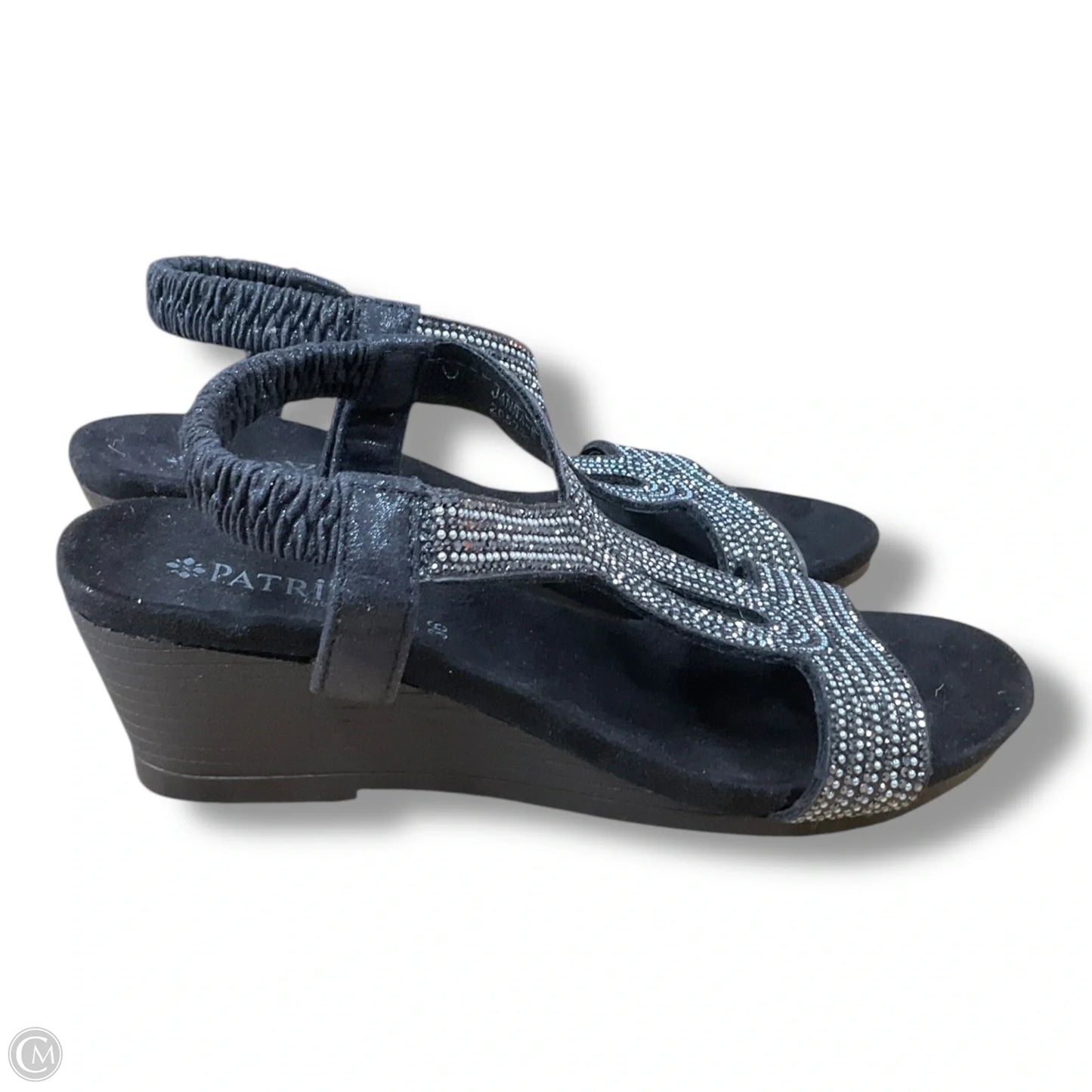 Shoes Heels Wedge By Cmc In Black, Size: 6