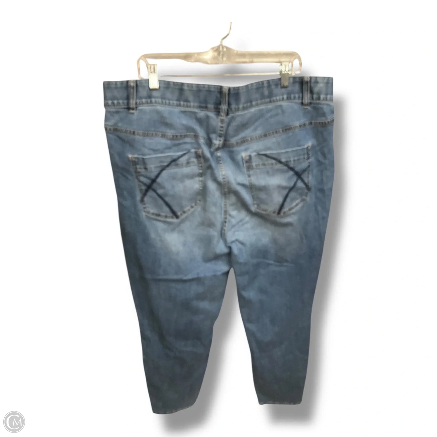 Jeans Skinny By Lane Bryant In Blue Denim, Size: 4x