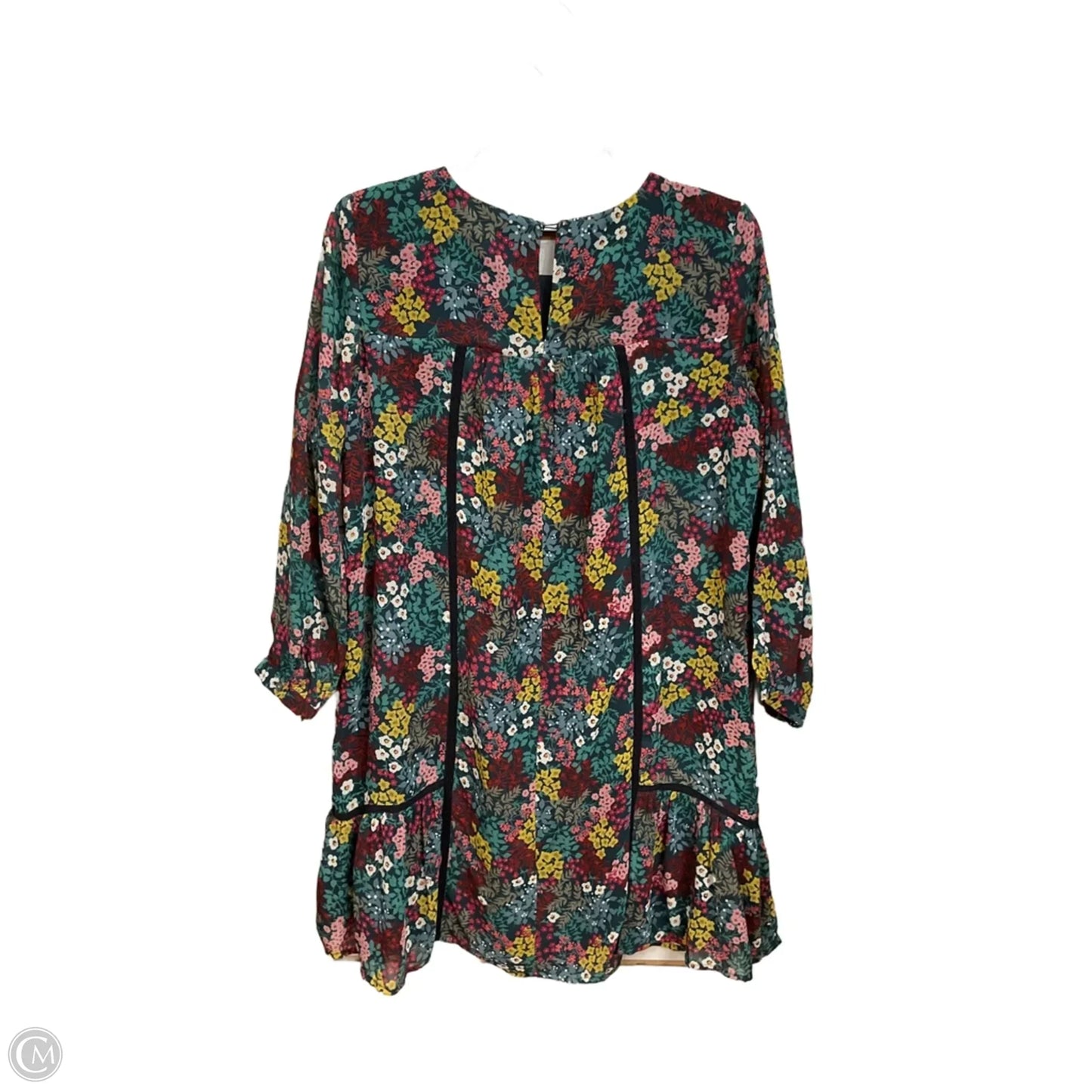 Tunic Long Sleeve By Loft In Floral Print, Size: S