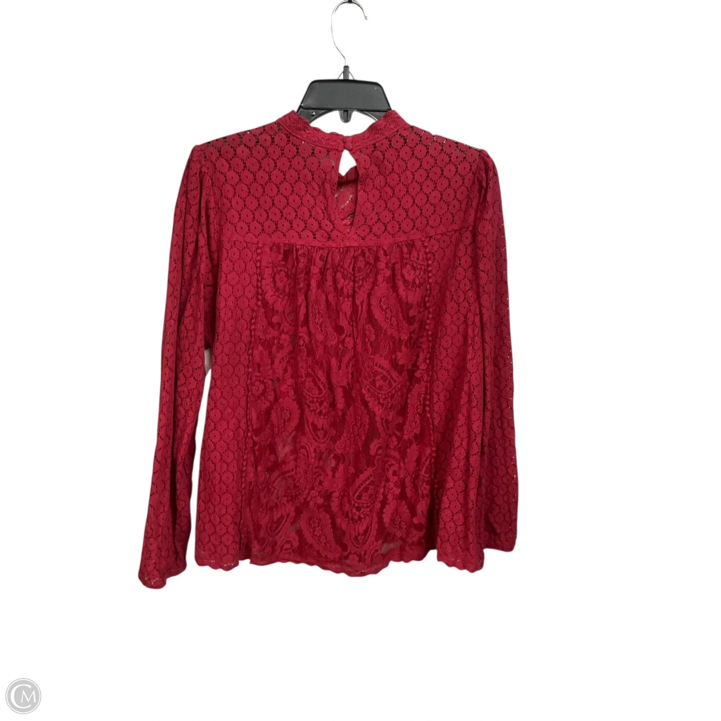 Top Long Sleeve By Torrid In Red, Size: 1x