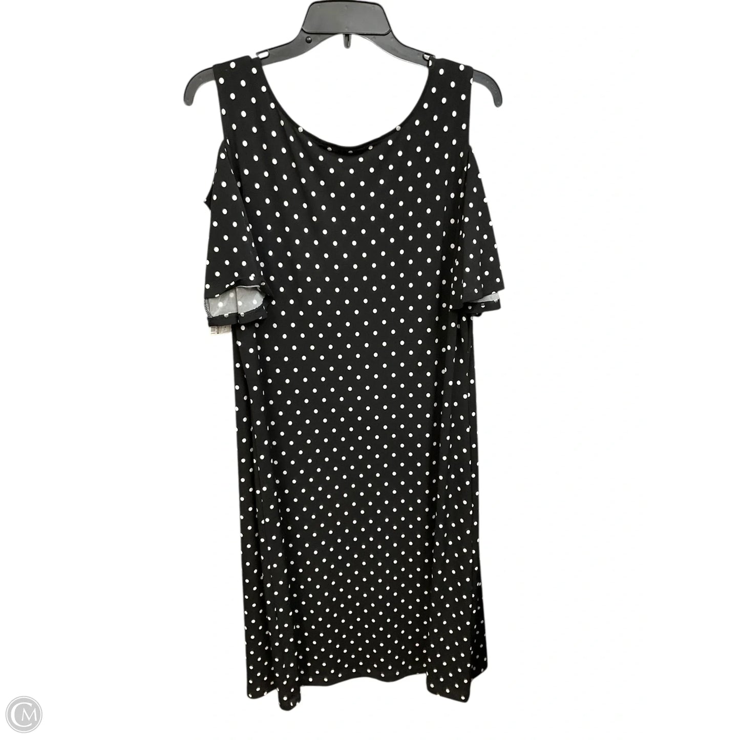 Dress Casual Midi By Chicos In Polkadot Pattern, Size: Xl