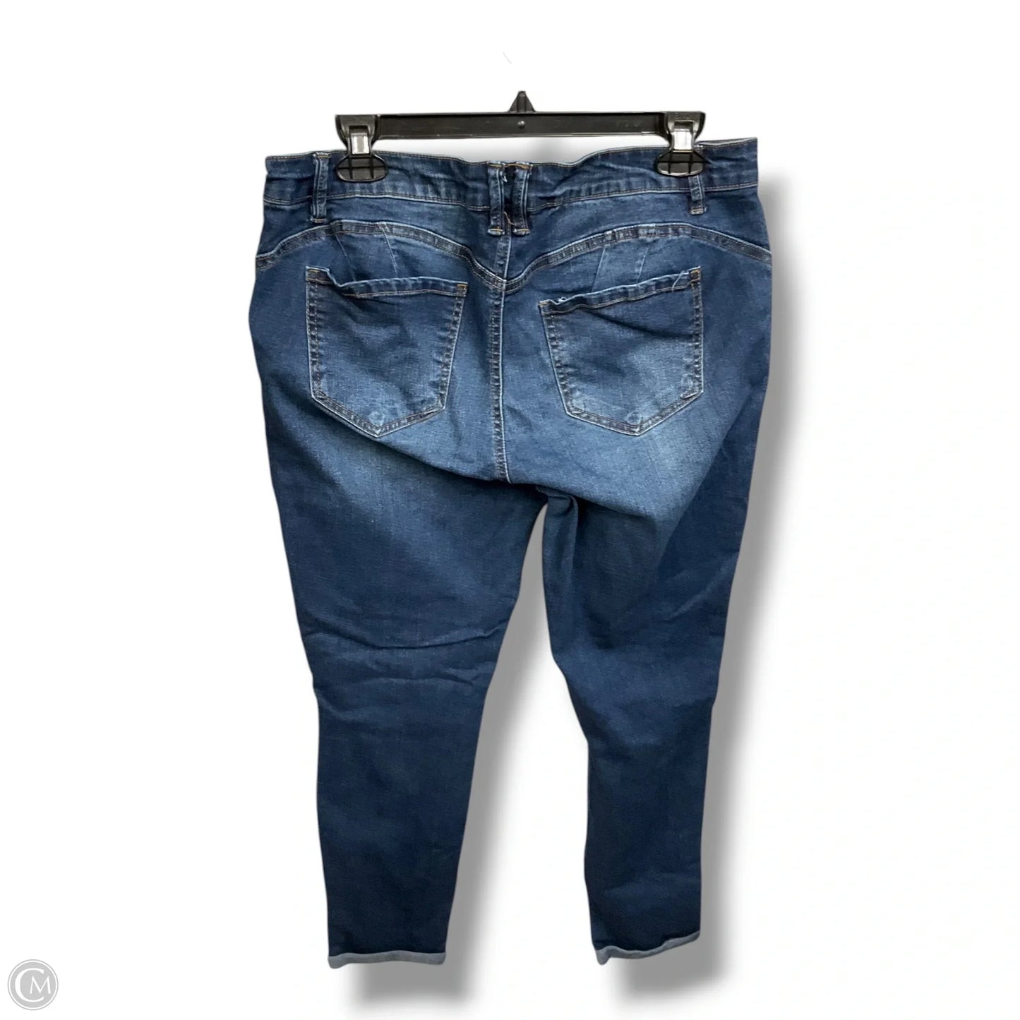 Jeans Skinny By Clothes Mentor In Blue Denim, Size: 12