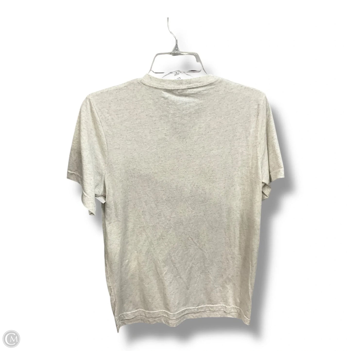 Top Short Sleeve By Canvas In White, Size: M