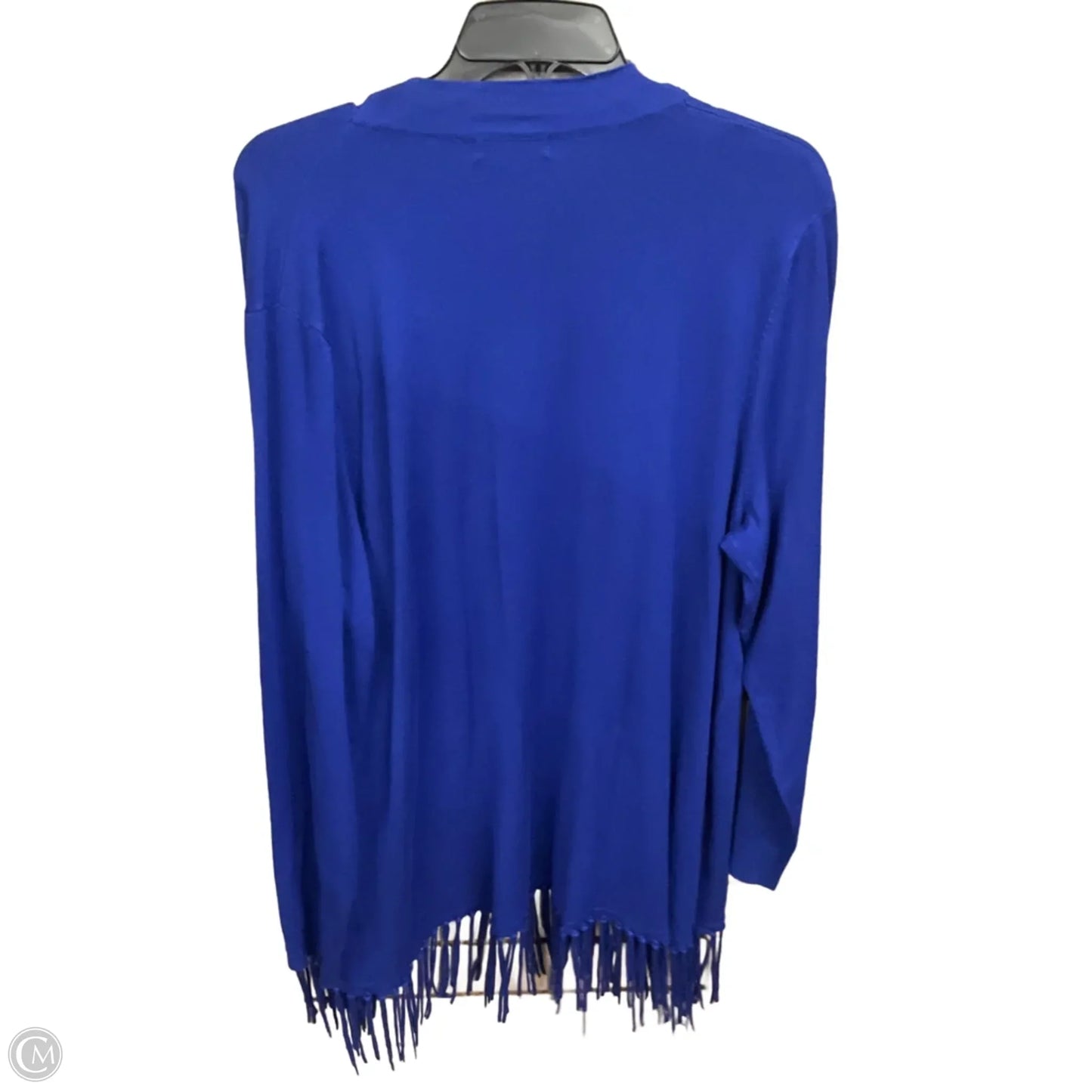 Cardigan By Chelsea And Theodore In Blue, Size: Xxl