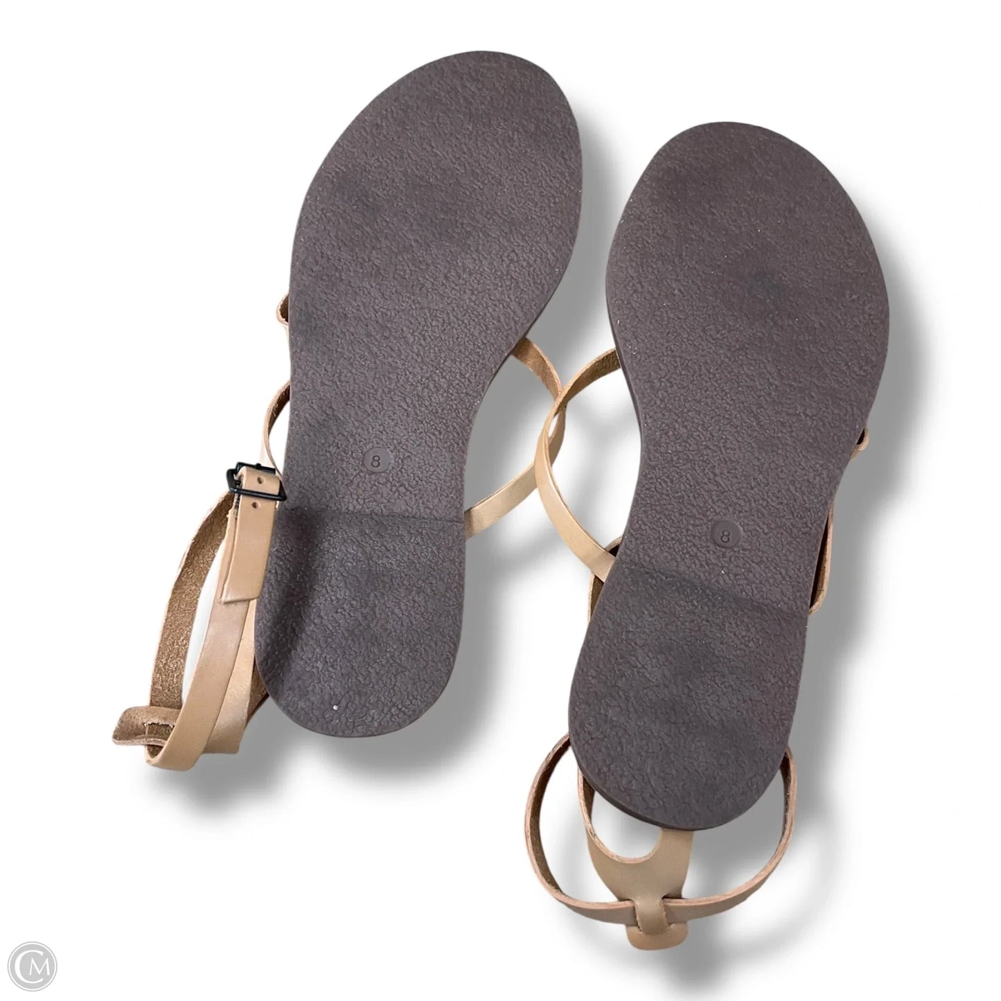 Sandals Flats By Madewell In Tan, Size: 8