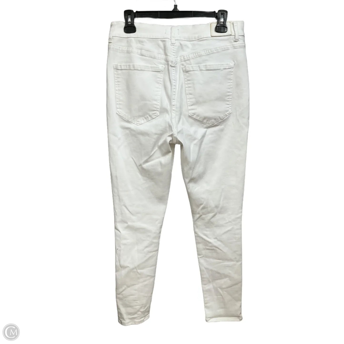 Jeans Skinny By Express In White Denim, Size: 12