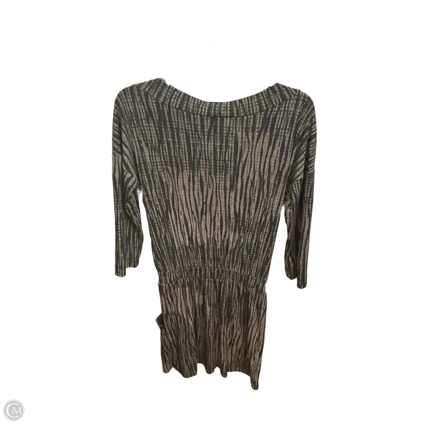 Dress Casual Short By Peyton Jensen In Black & Grey, Size: S