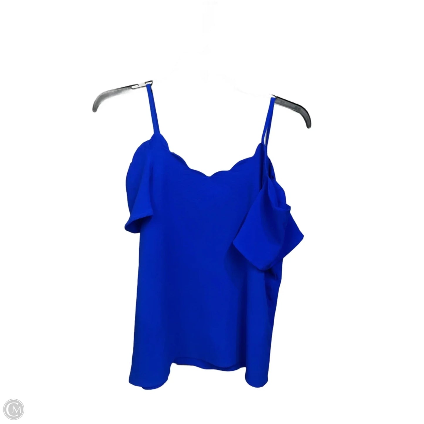 Top Short Sleeve Basic By Clothes Mentor In Blue, Size: M