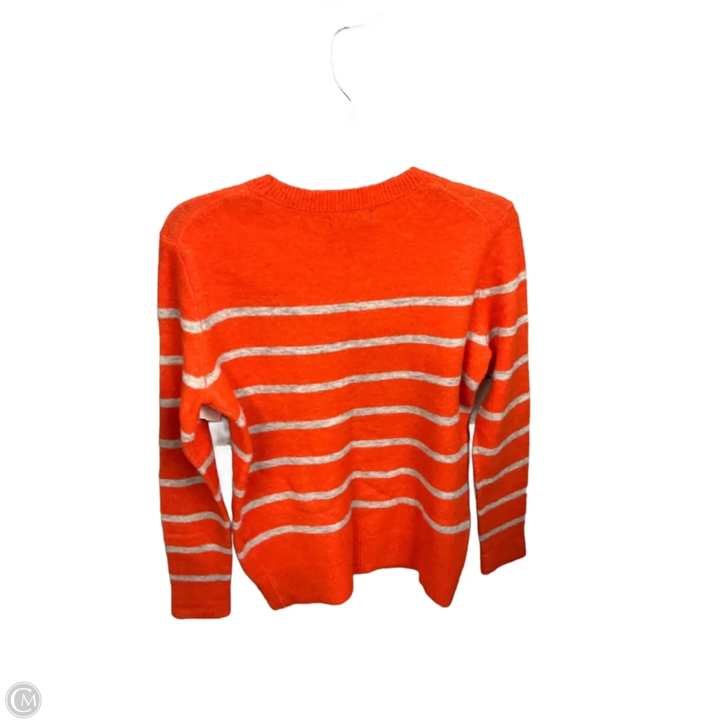 Top Long Sleeve By Banana Republic In Orange, Size: Xs