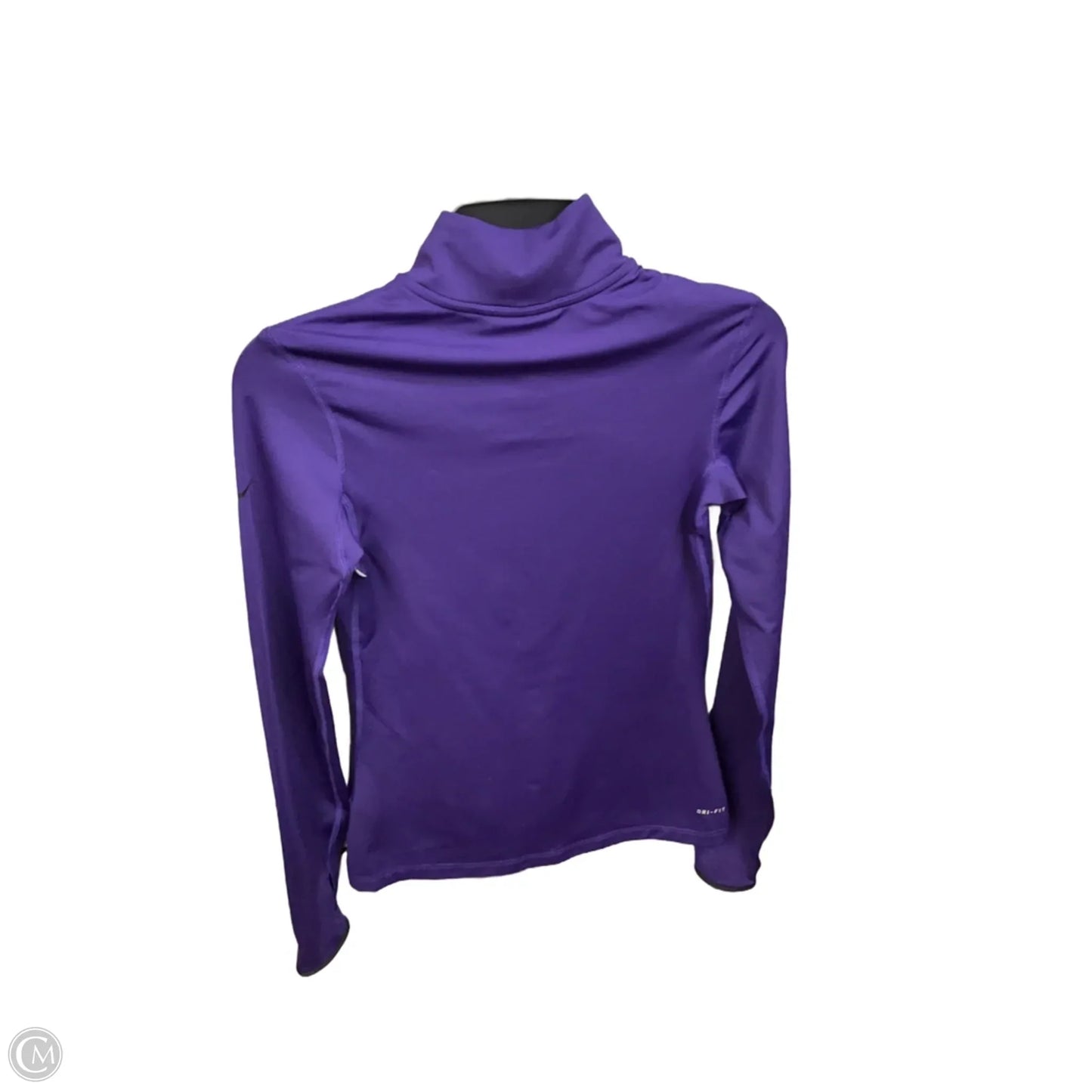 Athletic Top Long Sleeve Crewneck By Nike Apparel In Purple, Size: S