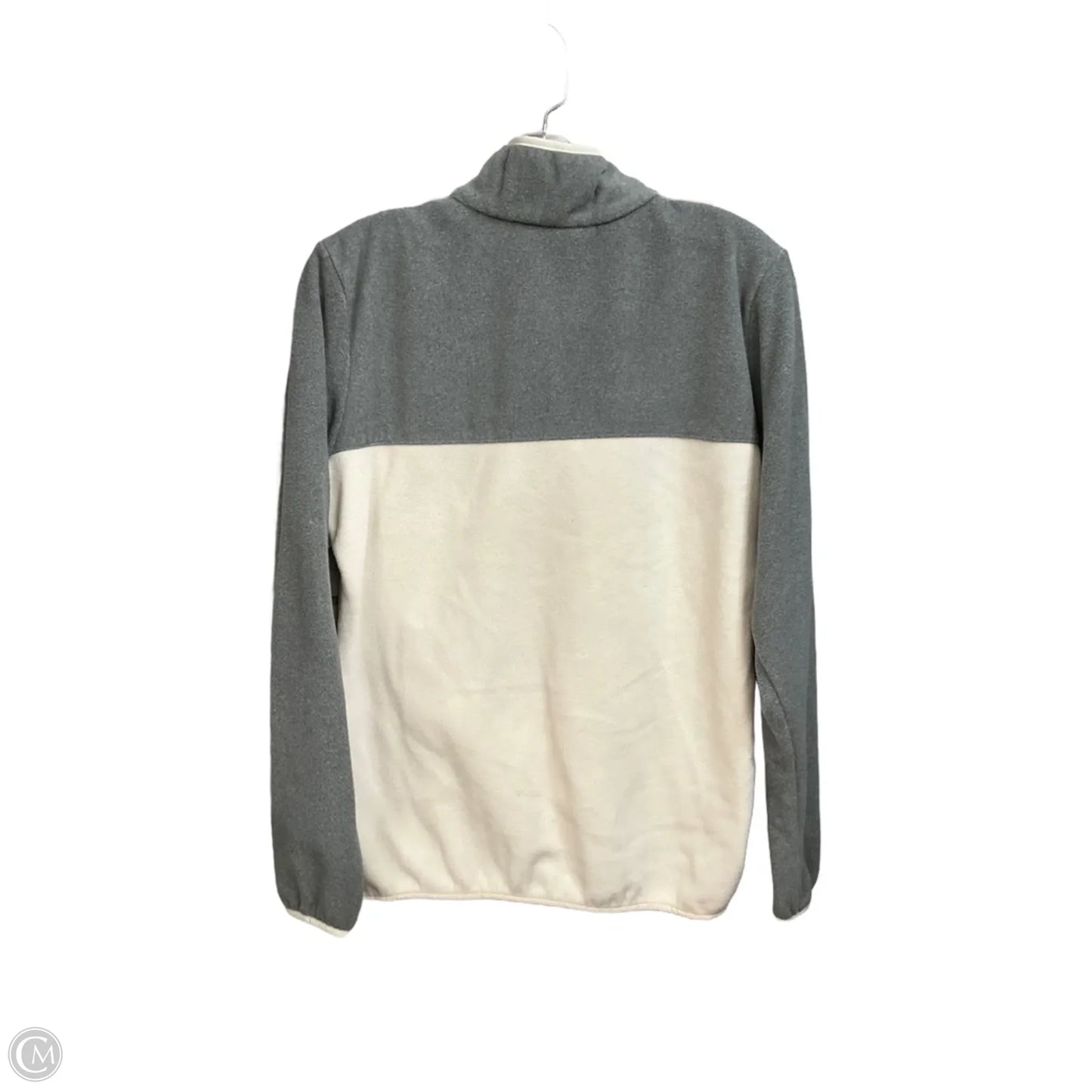 Athletic Fleece By Columbia In Cream & Grey, Size: S
