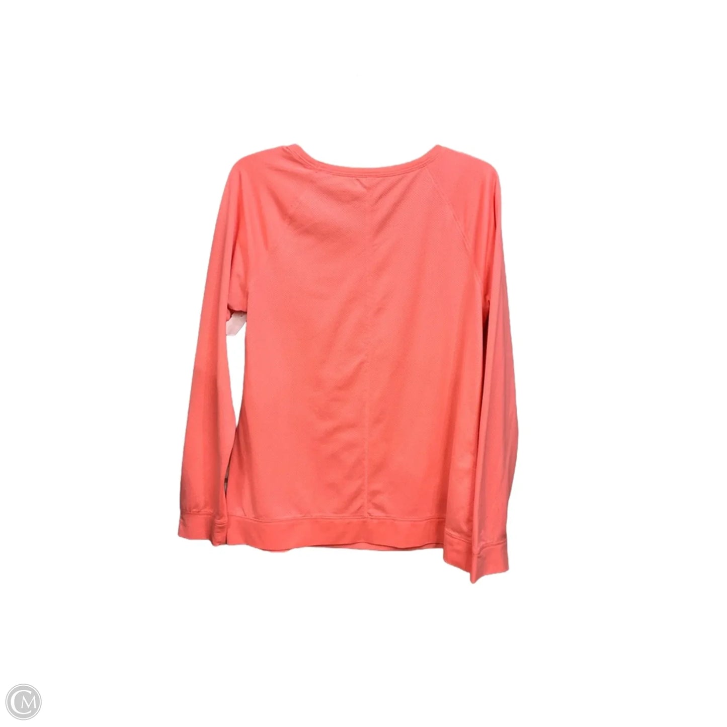 Athletic Top Long Sleeve Crewneck By Tek Gear In Pink, Size: L