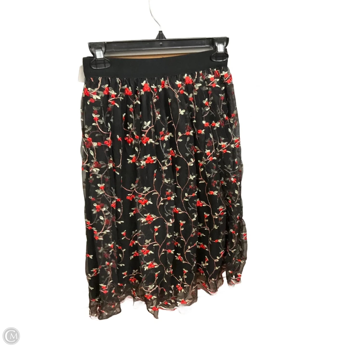 Skirt Midi By Forever 21 In Floral Print, Size: S