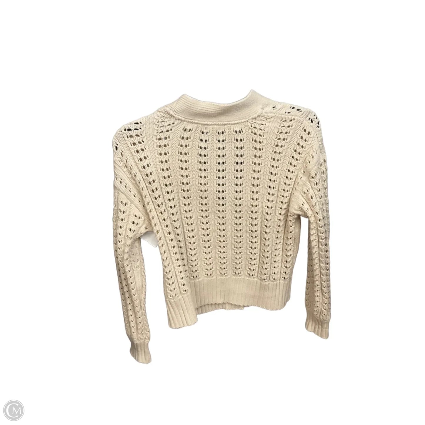 Cardigan By Gap In Cream, Size: S