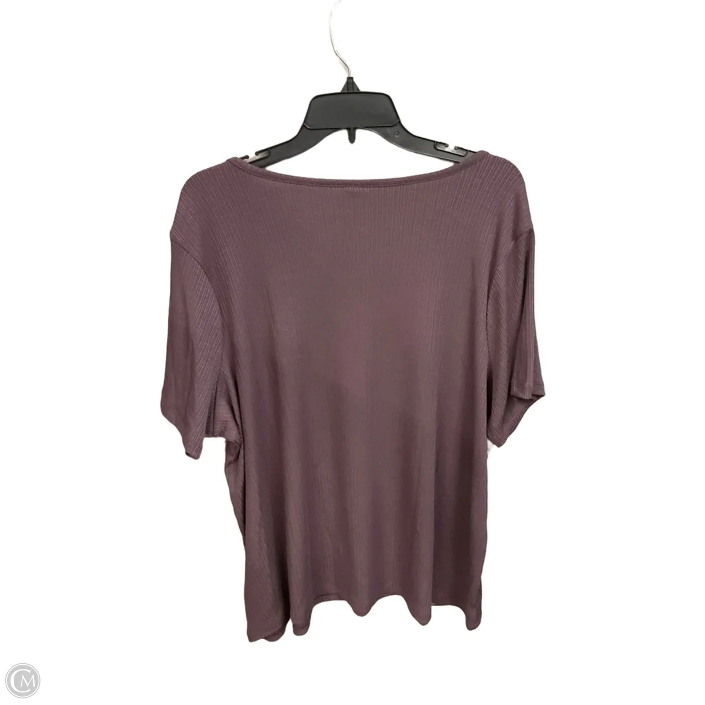 Top Short Sleeve Basic By Old Navy In Purple, Size: Xxl
