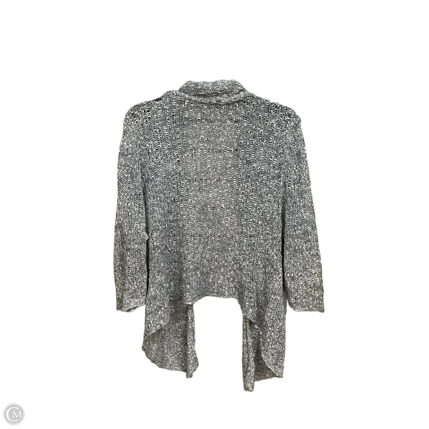 Cardigan By Eileen Fisher In Blue & White, Size: L