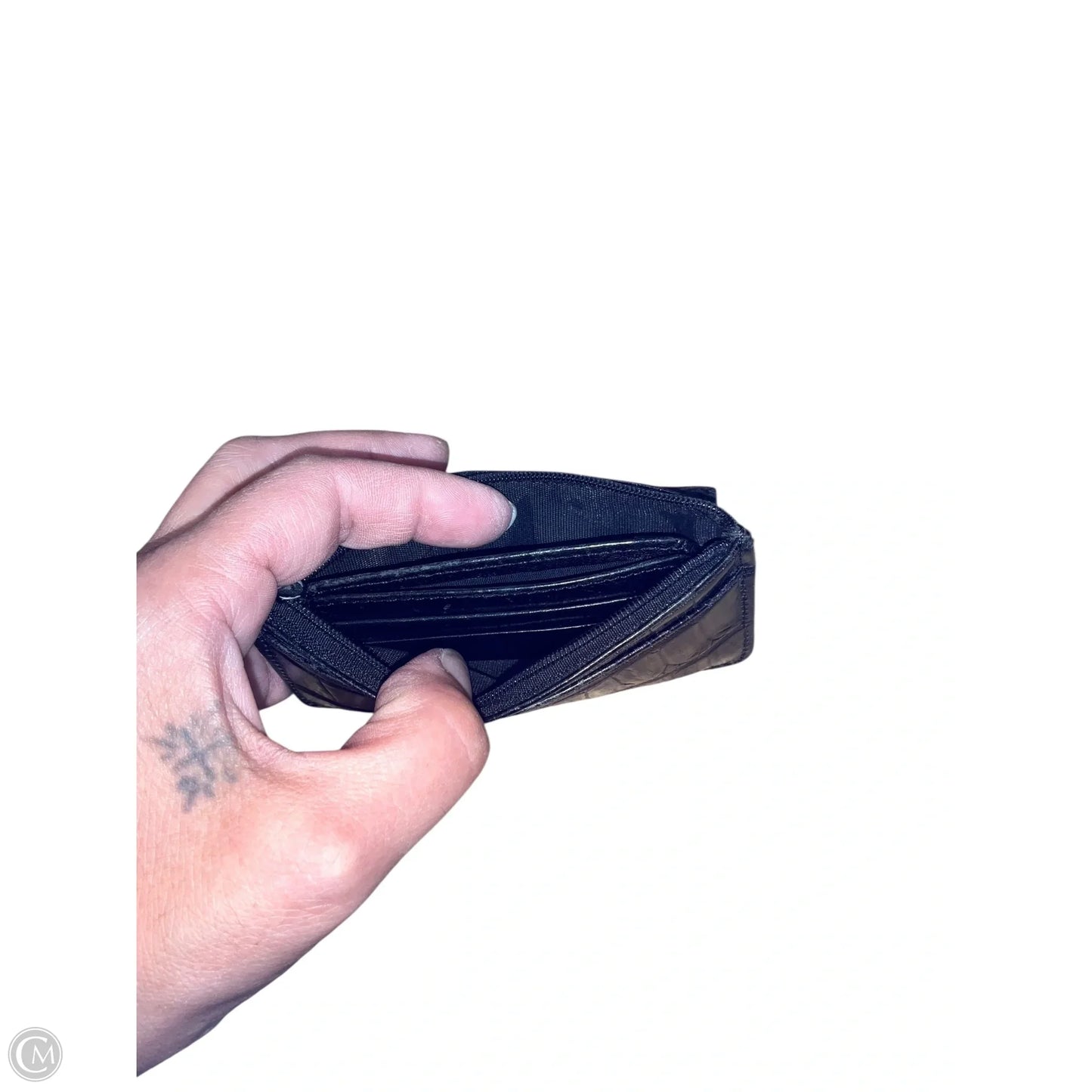 Wallet Leather By Cma, Size: Small