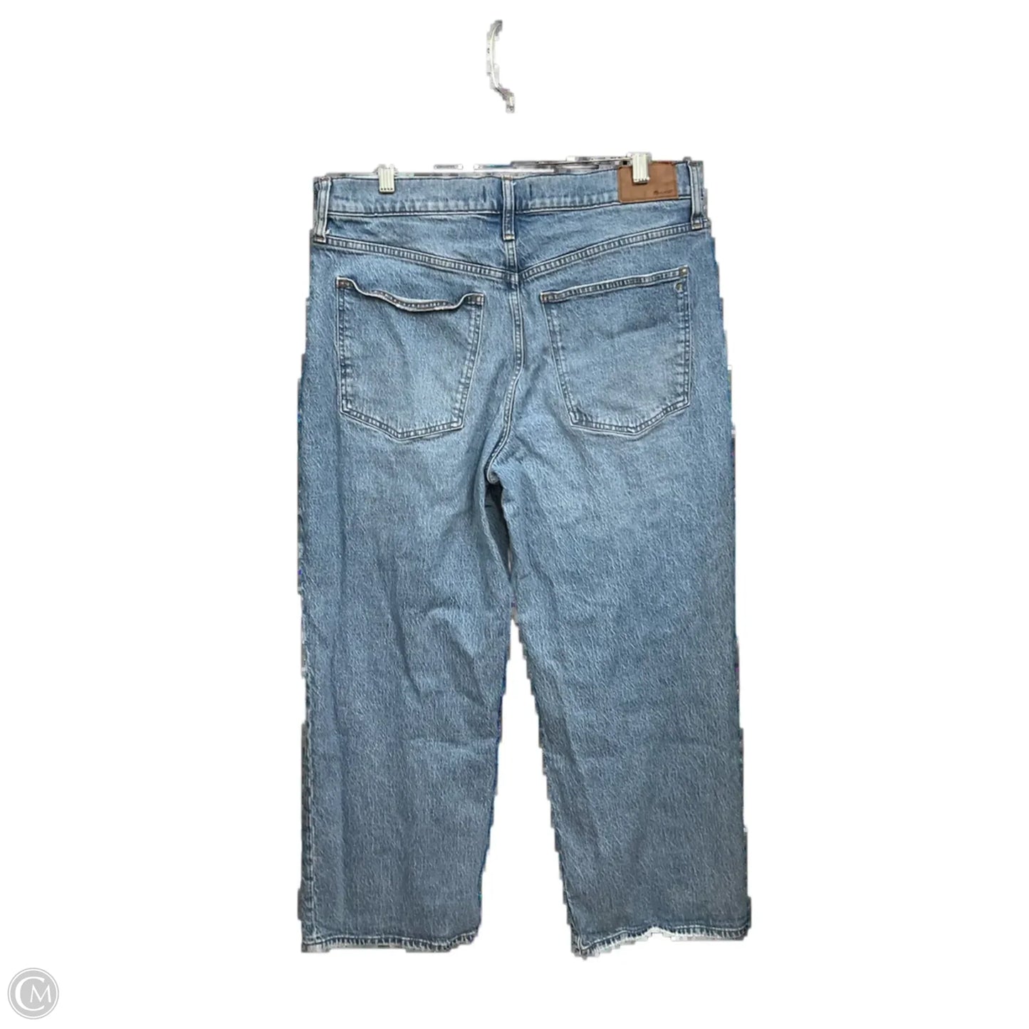 Jeans Wide Leg By Madewell In Blue Denim, Size: 14