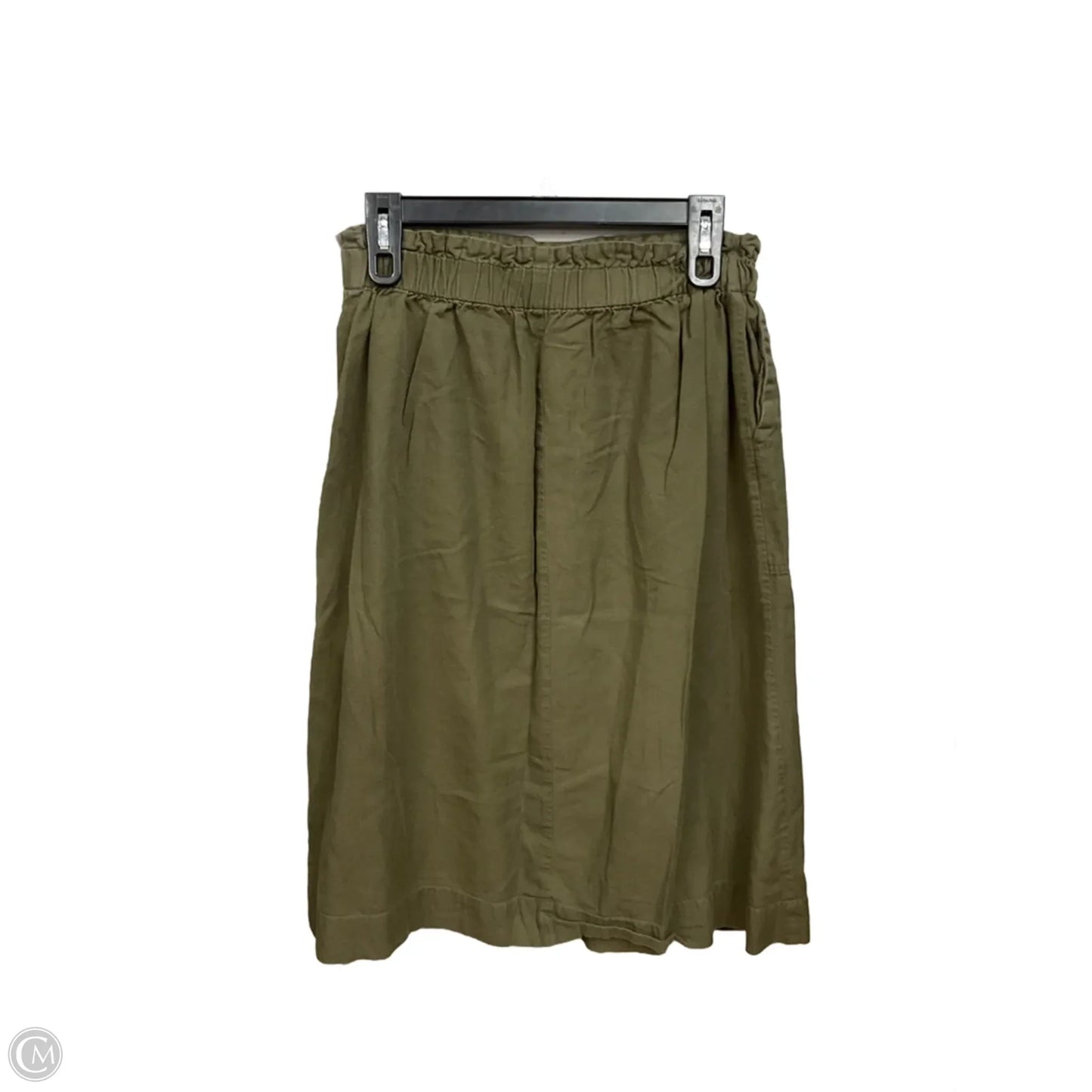 Skirt Midi By Madewell In Green, Size: 4