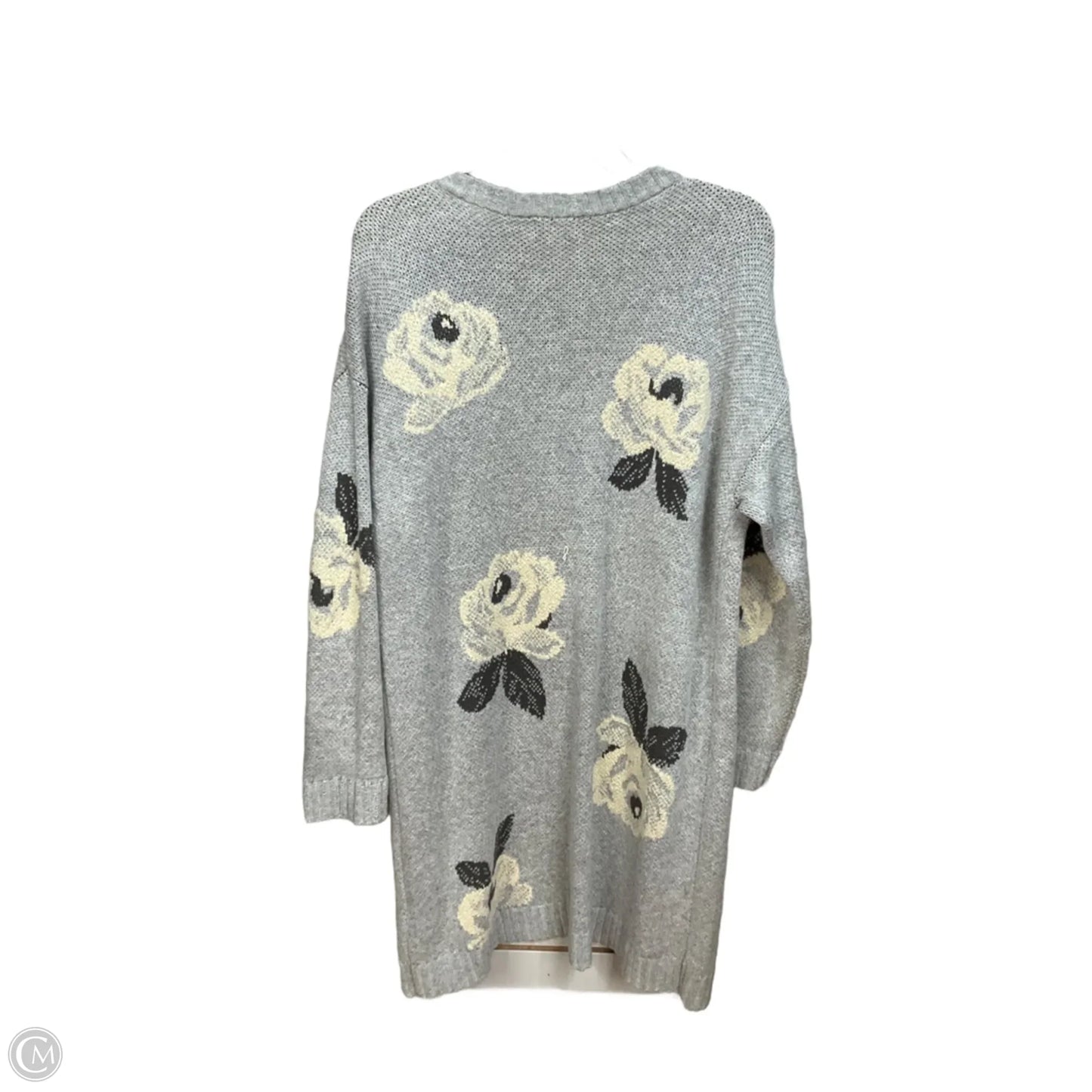 Cardigan By Style And Company In Grey, Size: L