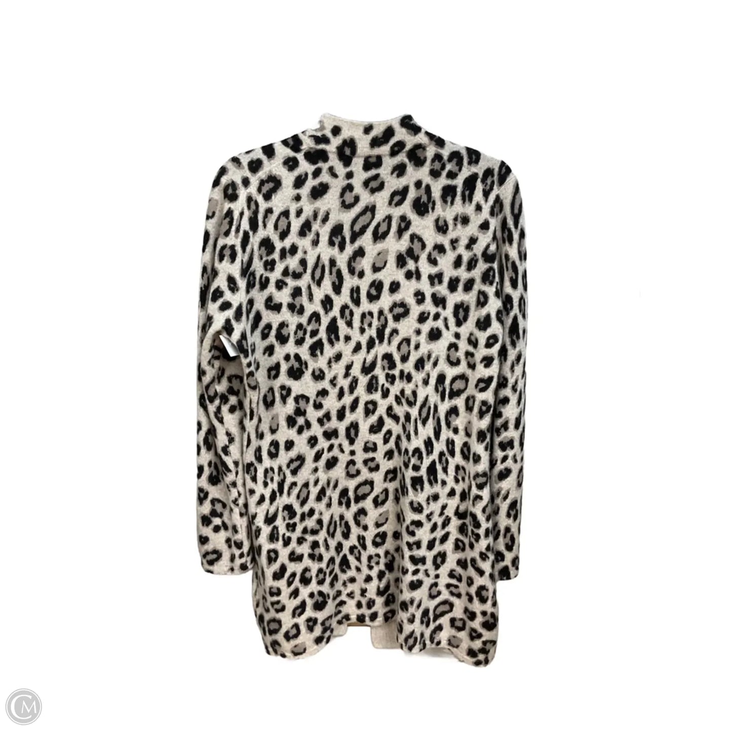 Cardigan By Charter Club In Animal Print, Size: M