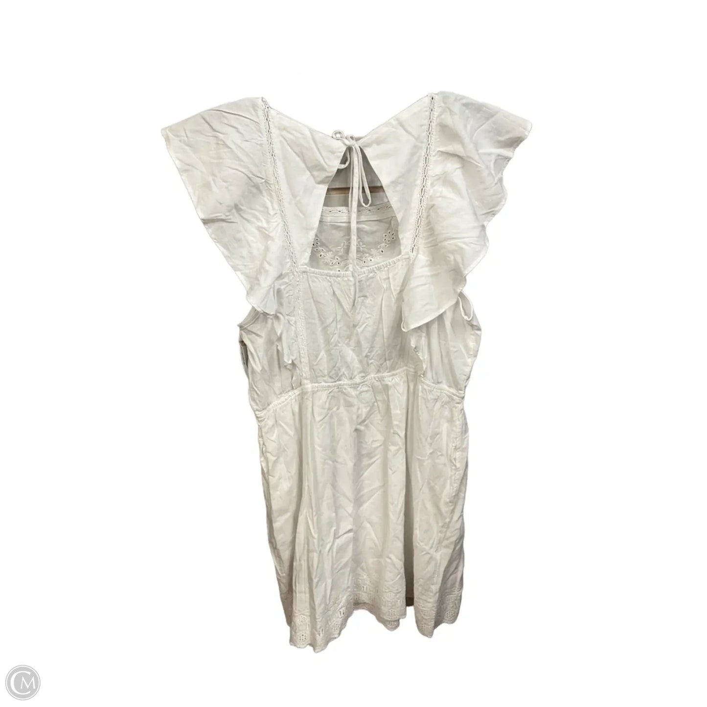 Dress Casual Midi By Old Navy In White, Size: L