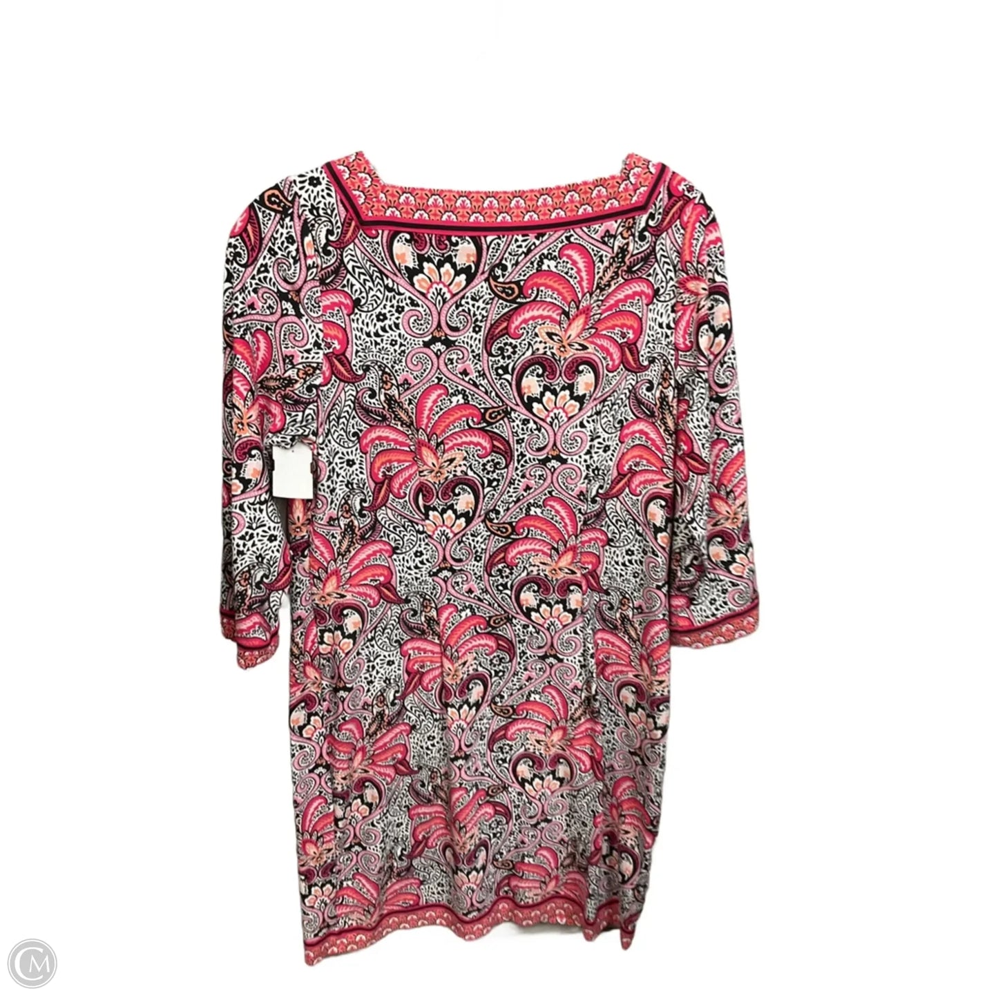 Dress Casual Midi By Talbots In Paisley Print, Size: Mp