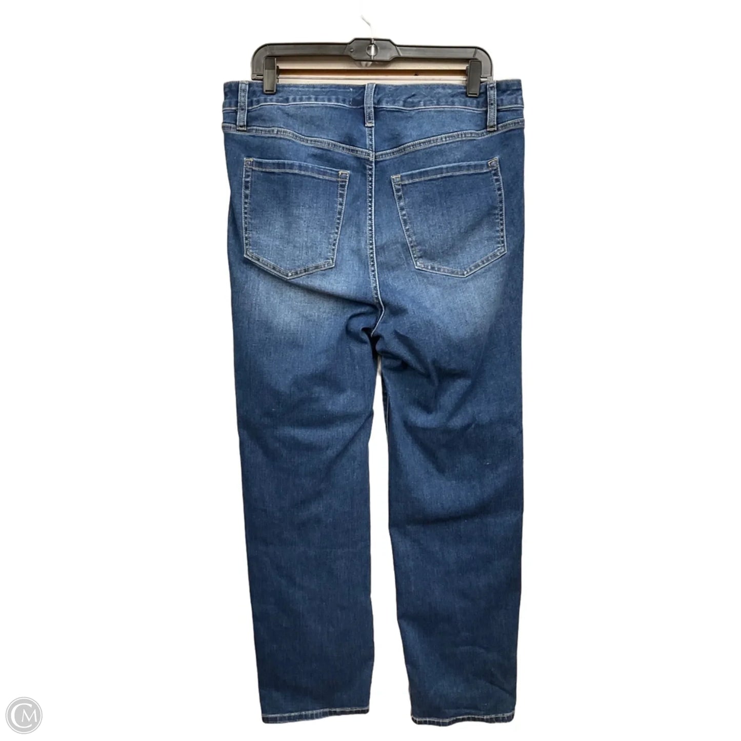 Jeans Straight By Lane Bryant In Blue Denim, Size: 16