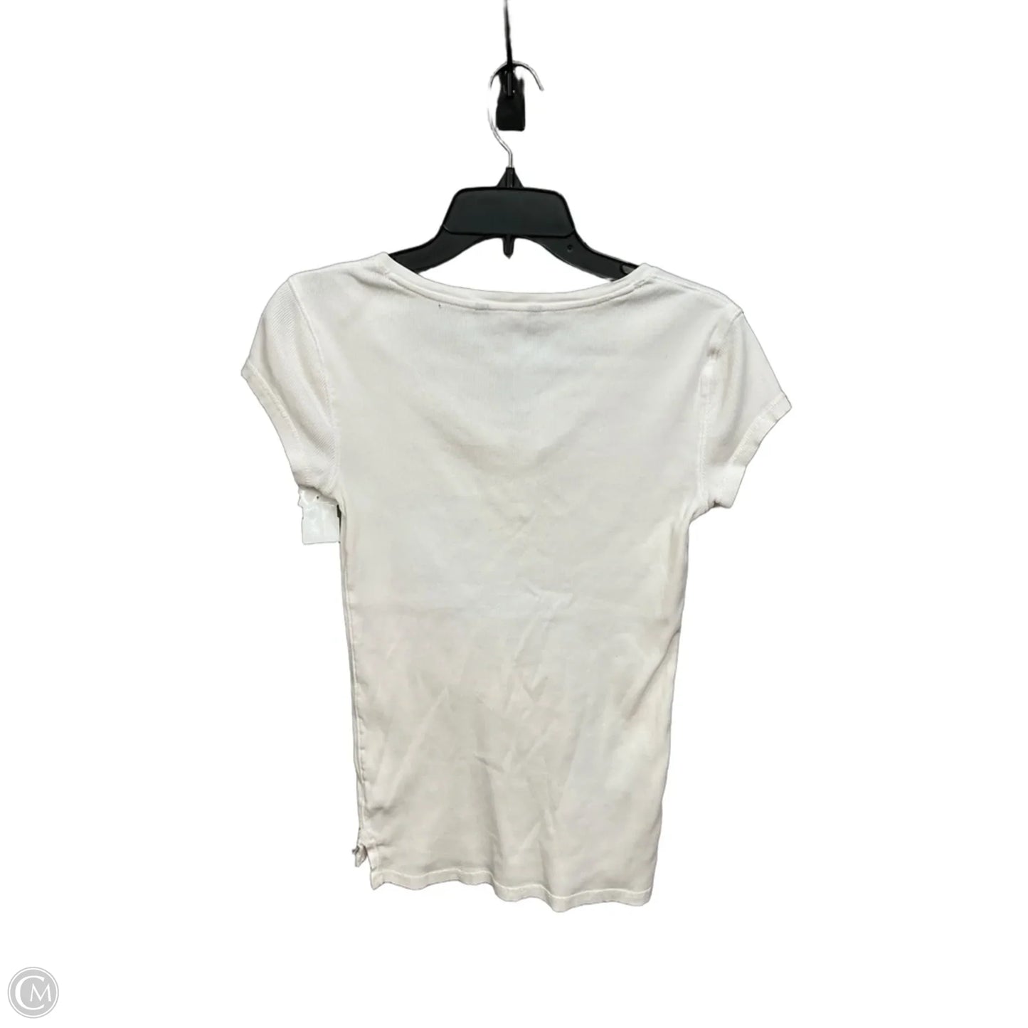Top Short Sleeve Basic By Lauren By Ralph Lauren In White, Size: S