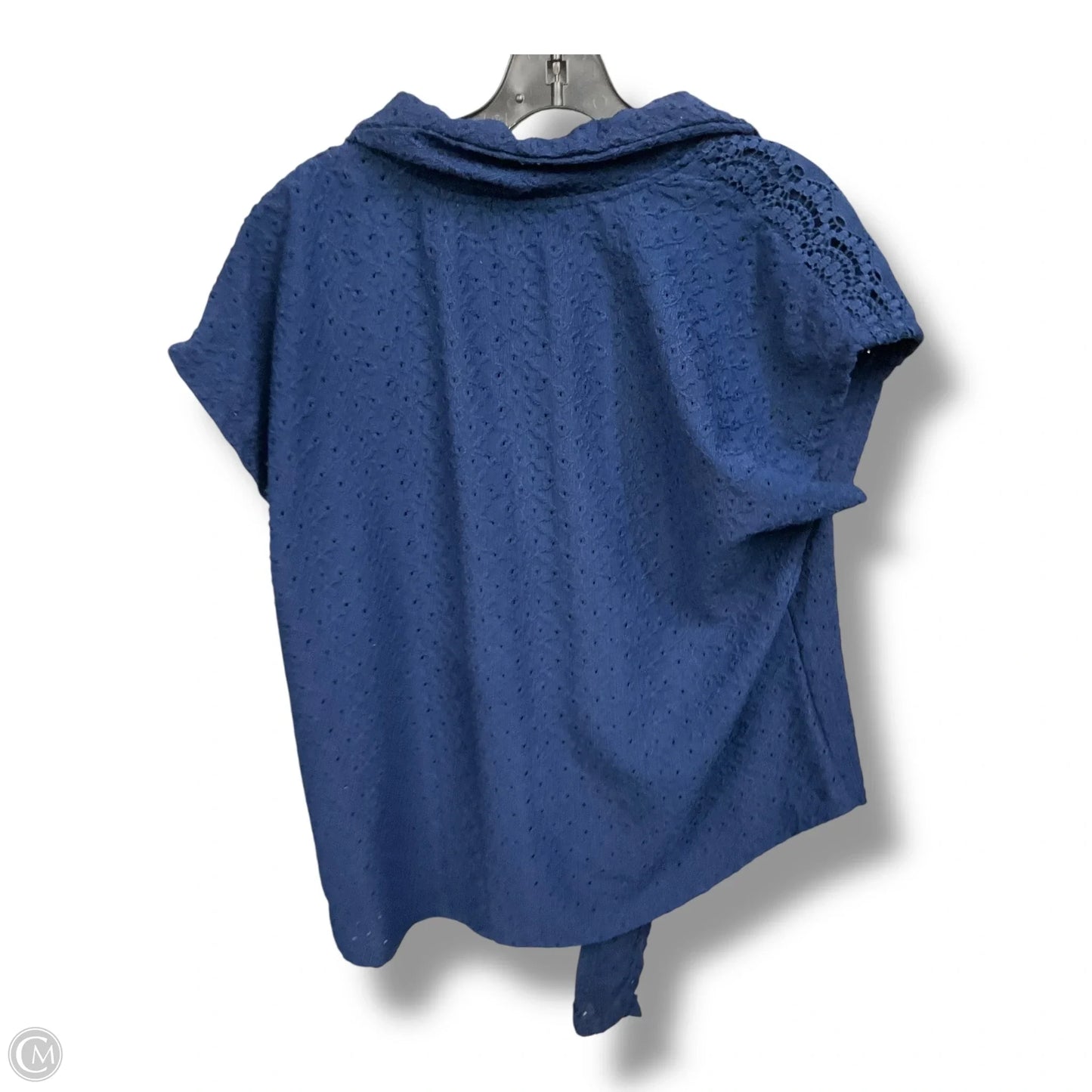 Top Short Sleeve By Cmc In Blue, Size: Xl