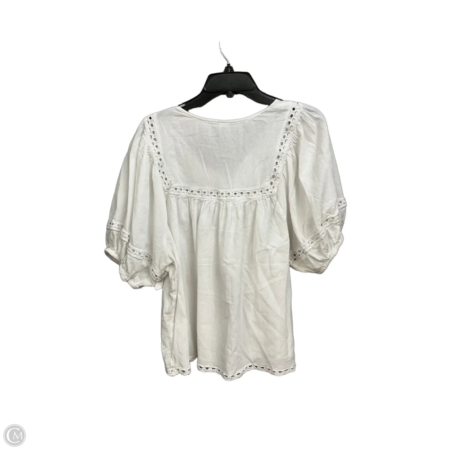 Top Short Sleeve By Old Navy In White, Size: Xl