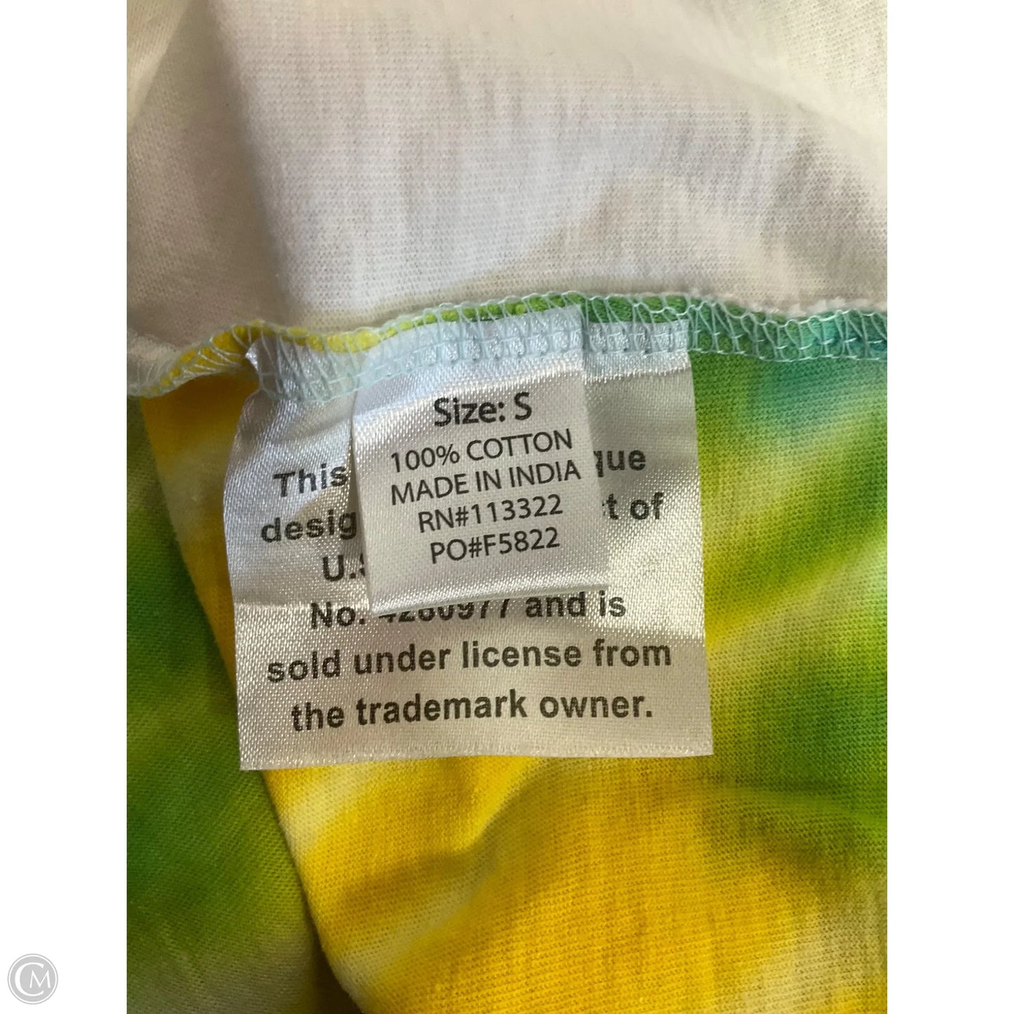 Top Long Sleeve Basic By Clothes Mentor In Tie Dye Print, Size: S