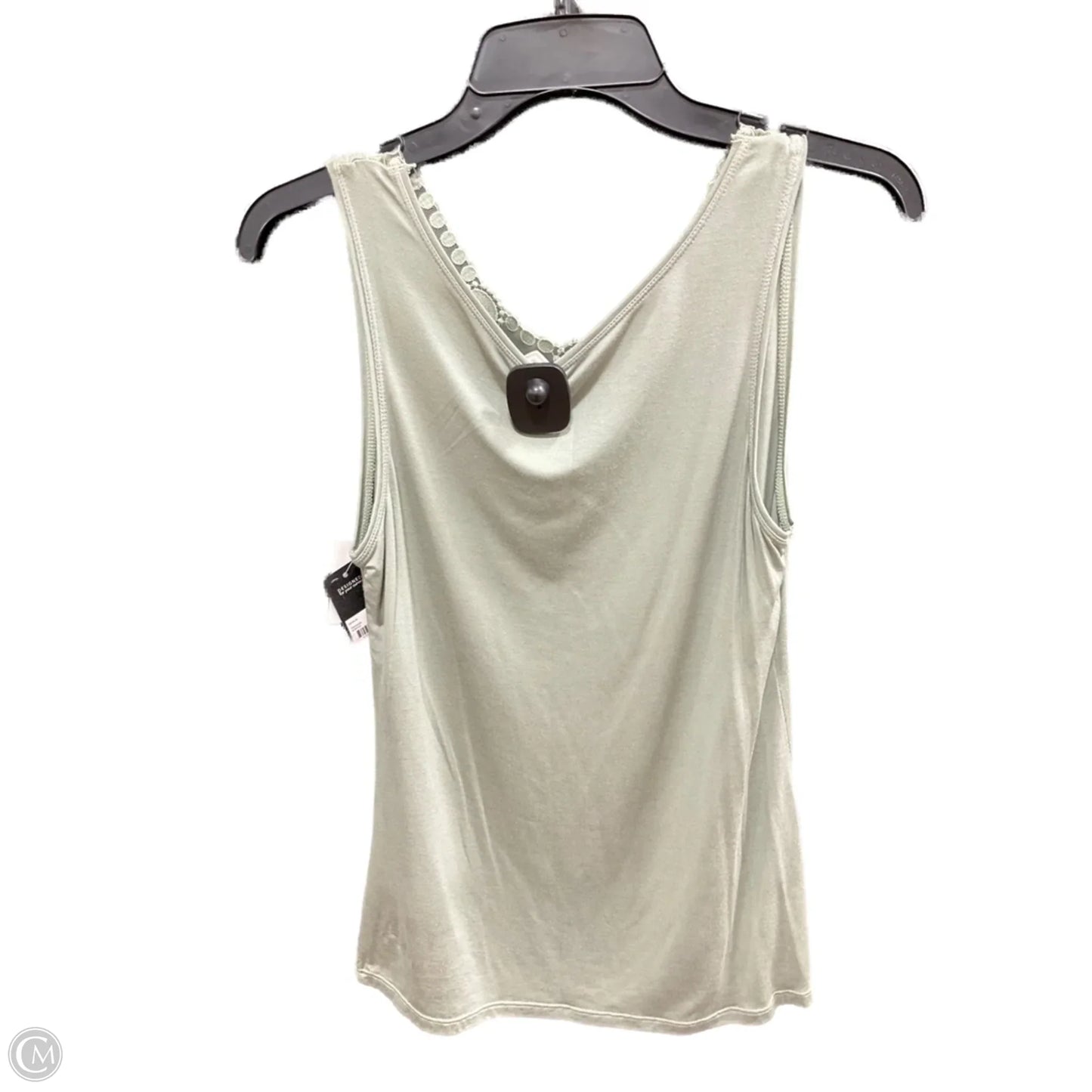 Top Sleeveless Basic By Clothes Mentor In Green, Size: M