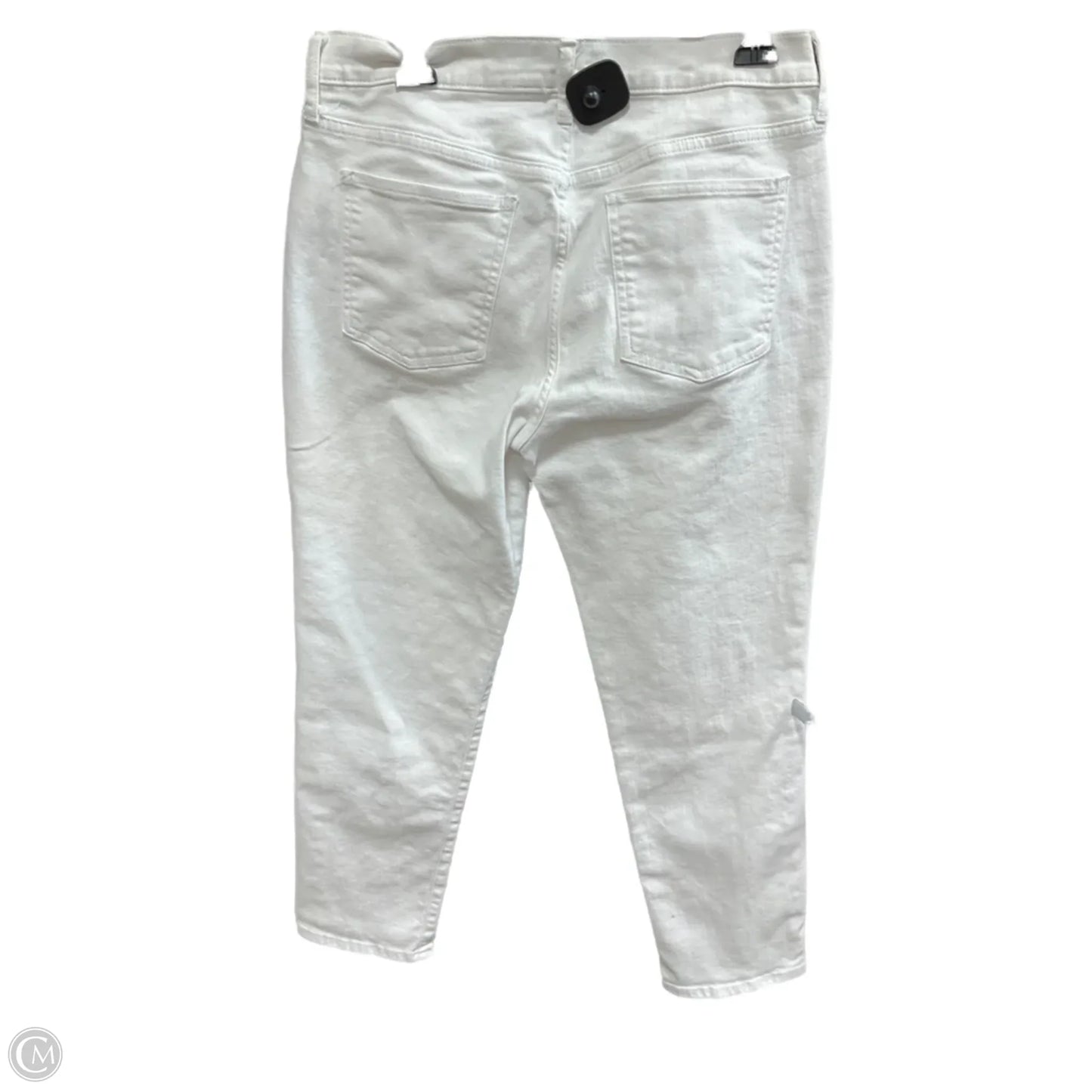 Jeans Skinny By Gap In White, Size: 10