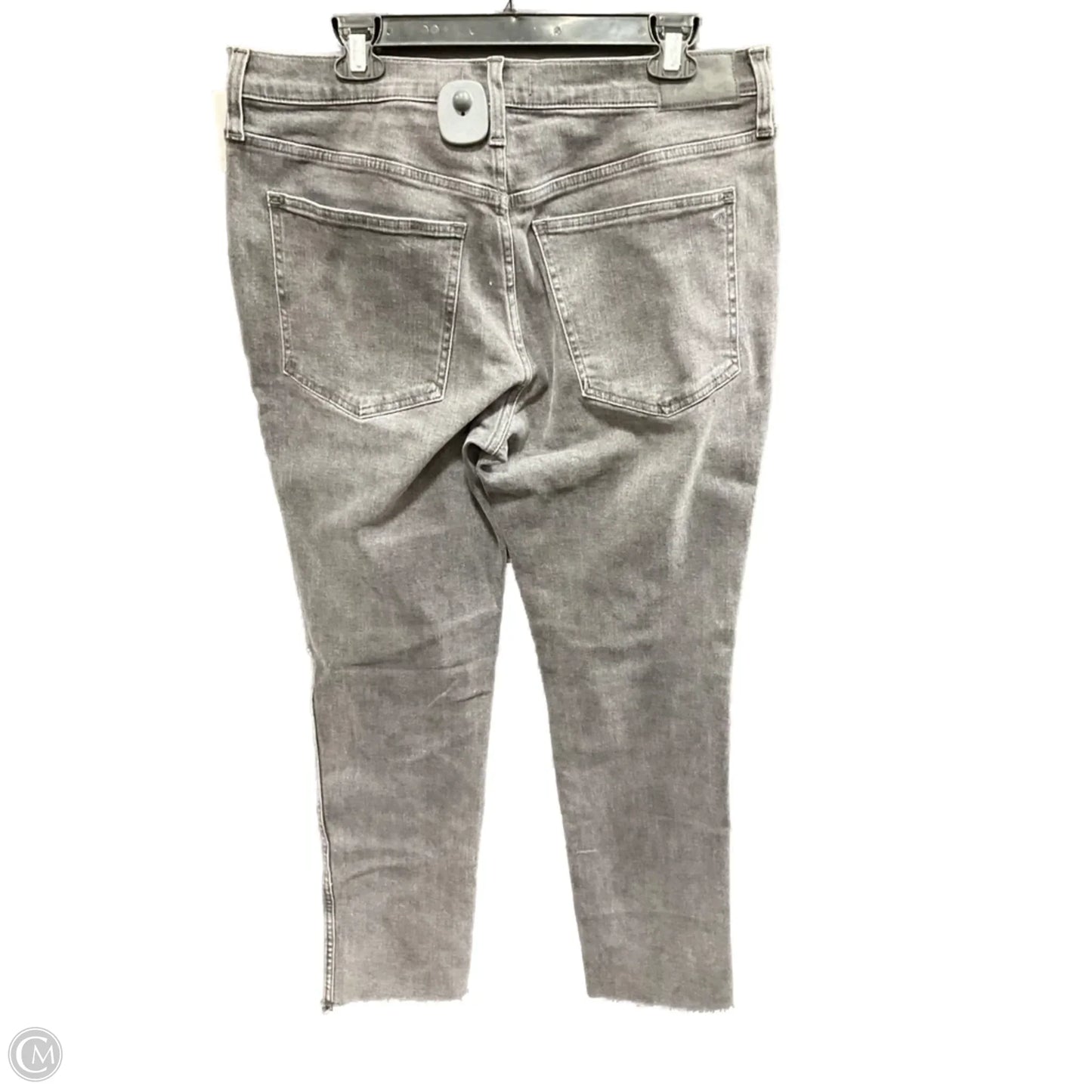 Jeans Straight By Madewell In Black, Size: 12