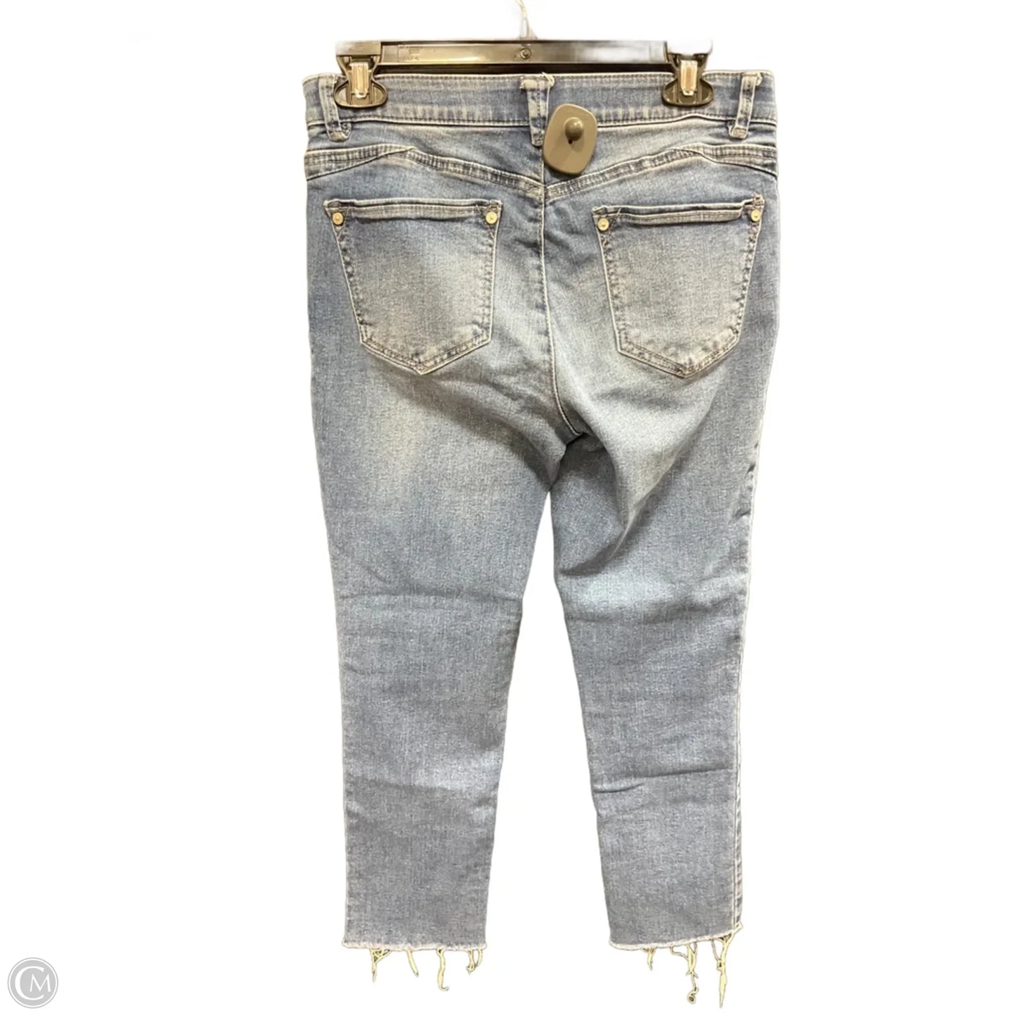 Jeans Skinny By Wit & Wisdom In Blue Denim, Size: 6