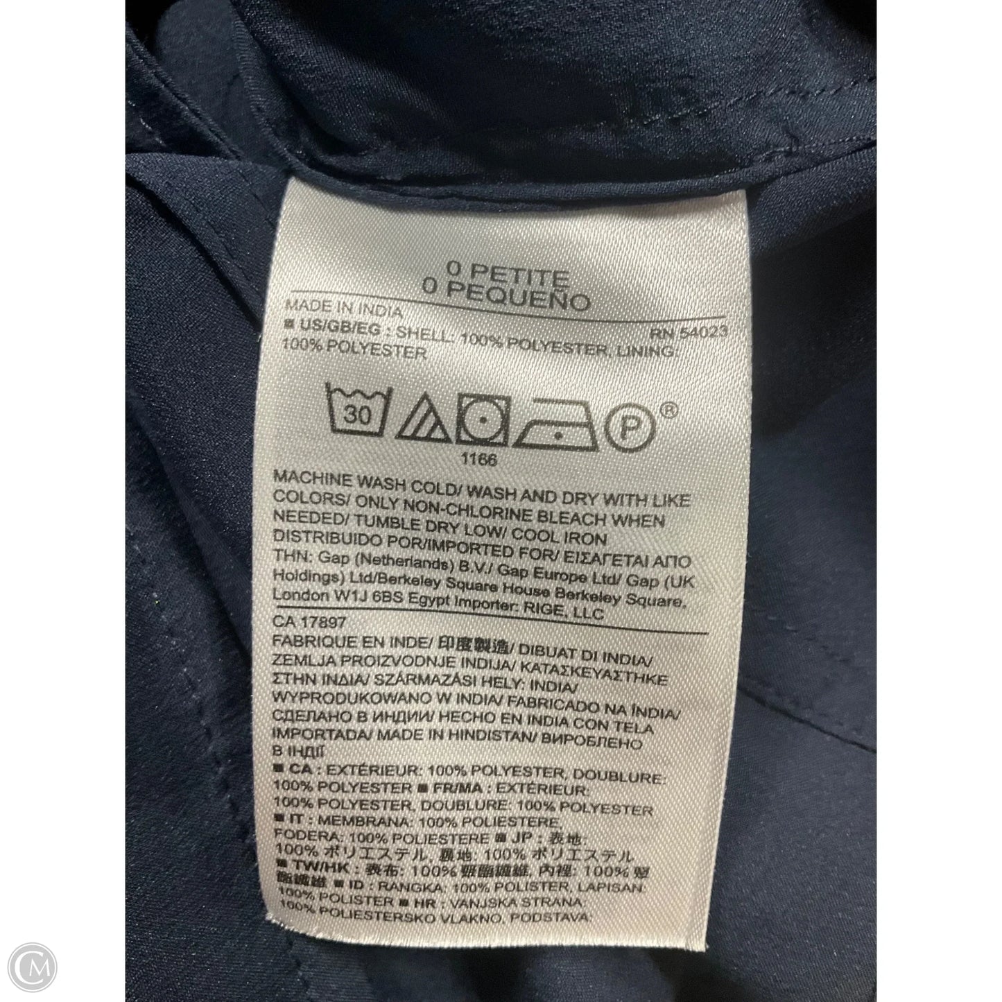 Dress Casual Short By Banana Republic In Navy, Size: 0p